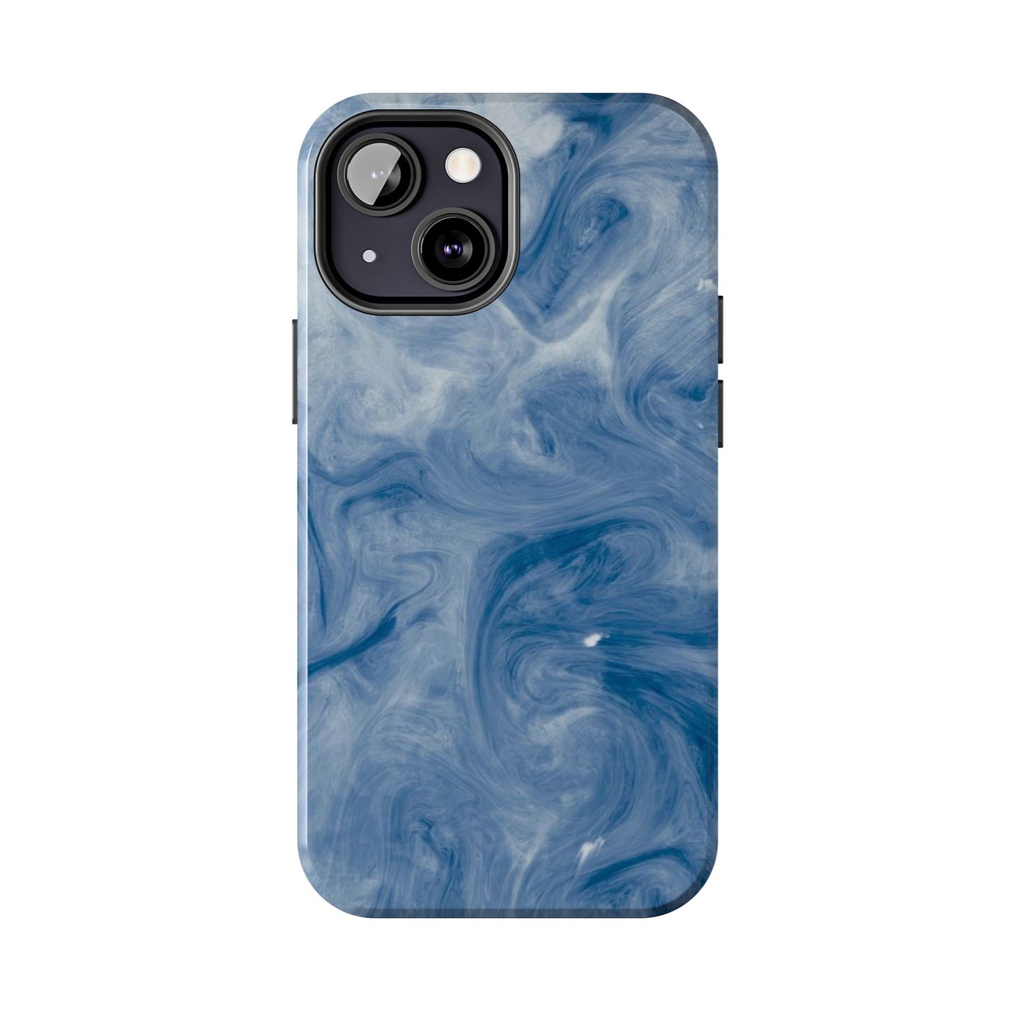 Marble Blue Tough Phone Cases, Phone Protection, Unique Design, Fashion Accessory, Gift for Her, Trendy Smartphone Cover