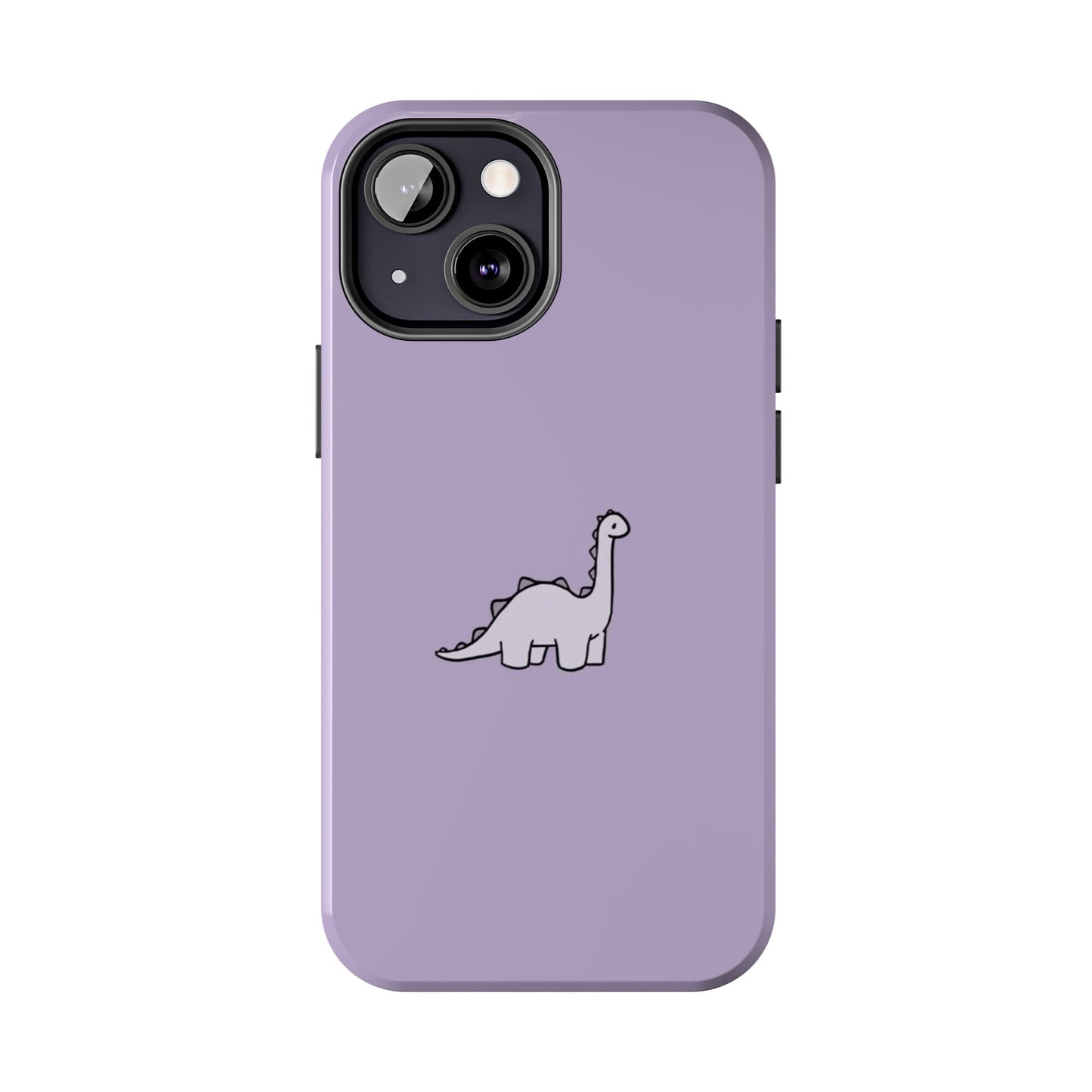 Cute Dinosaur Tough Phone Cases, Kid-Friendly Phone Covers, Dinosaur Gifts for Kids, Purple Phone Accessories, Durable Cases