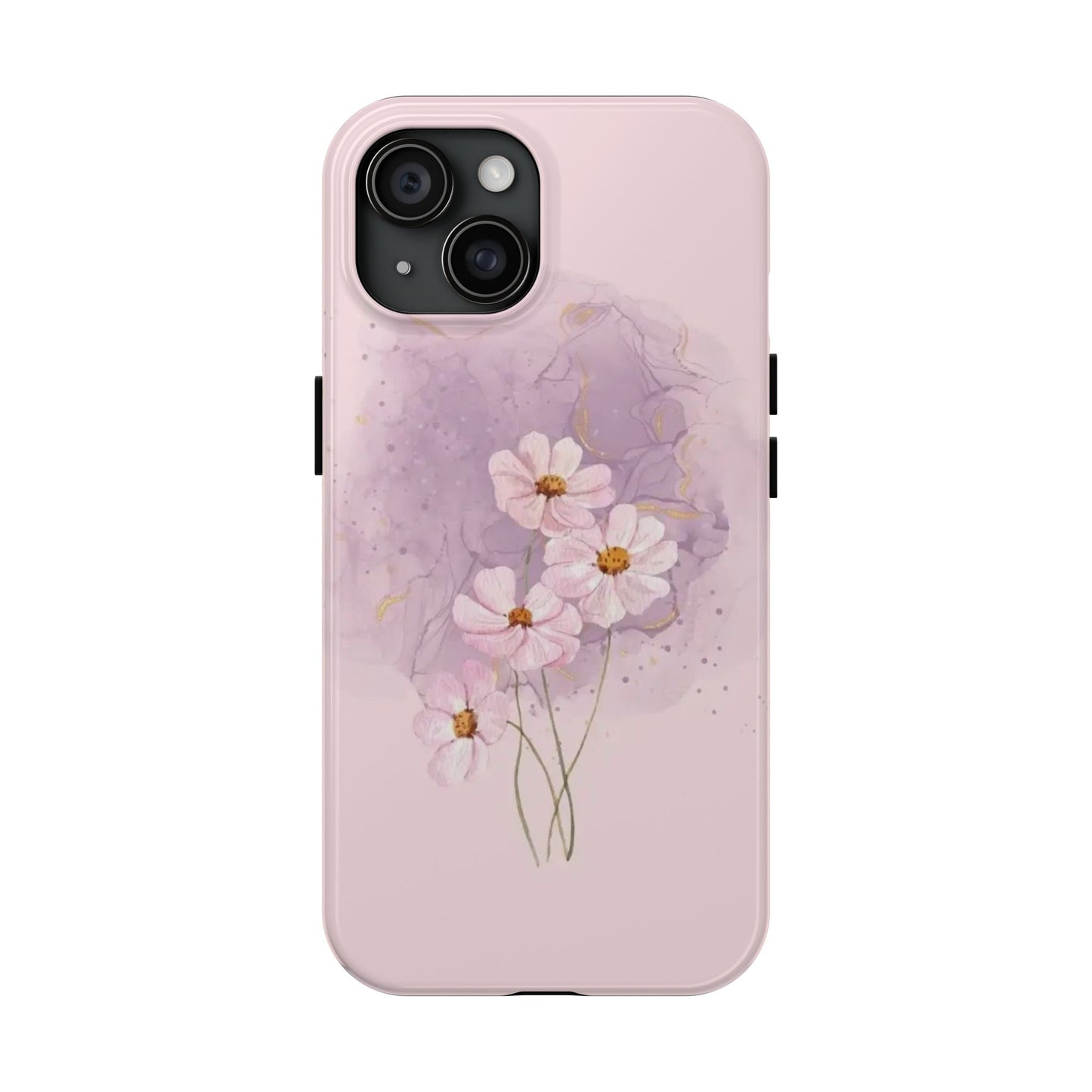 Floral Tough Phone Cases, Protective Phone Cover, Flower Design Case, Stylish Gift for Her, Mother’s Day, Birthday Present