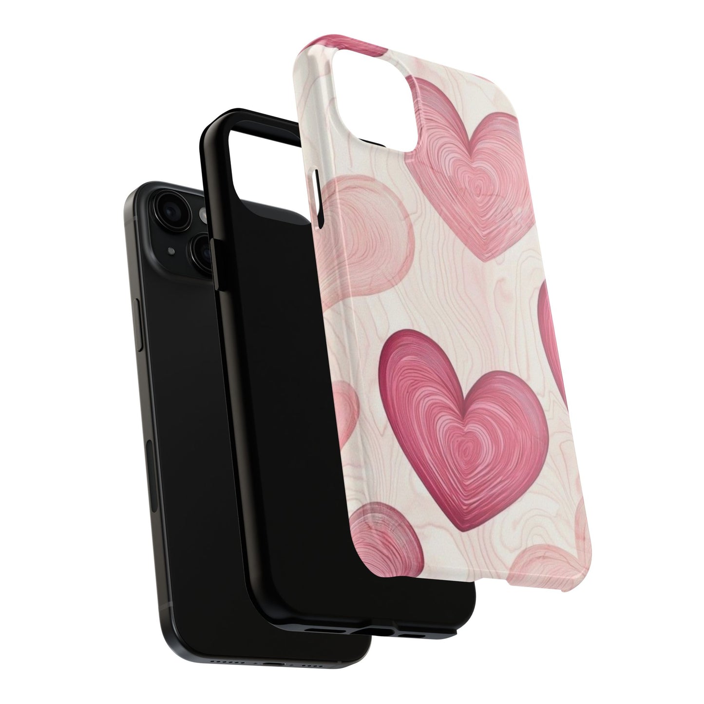 Romantic Heart Phone Cases - Cute, Durable Covers for Valentine's Day, Gift for Her, Love Decor, Phone Accessories