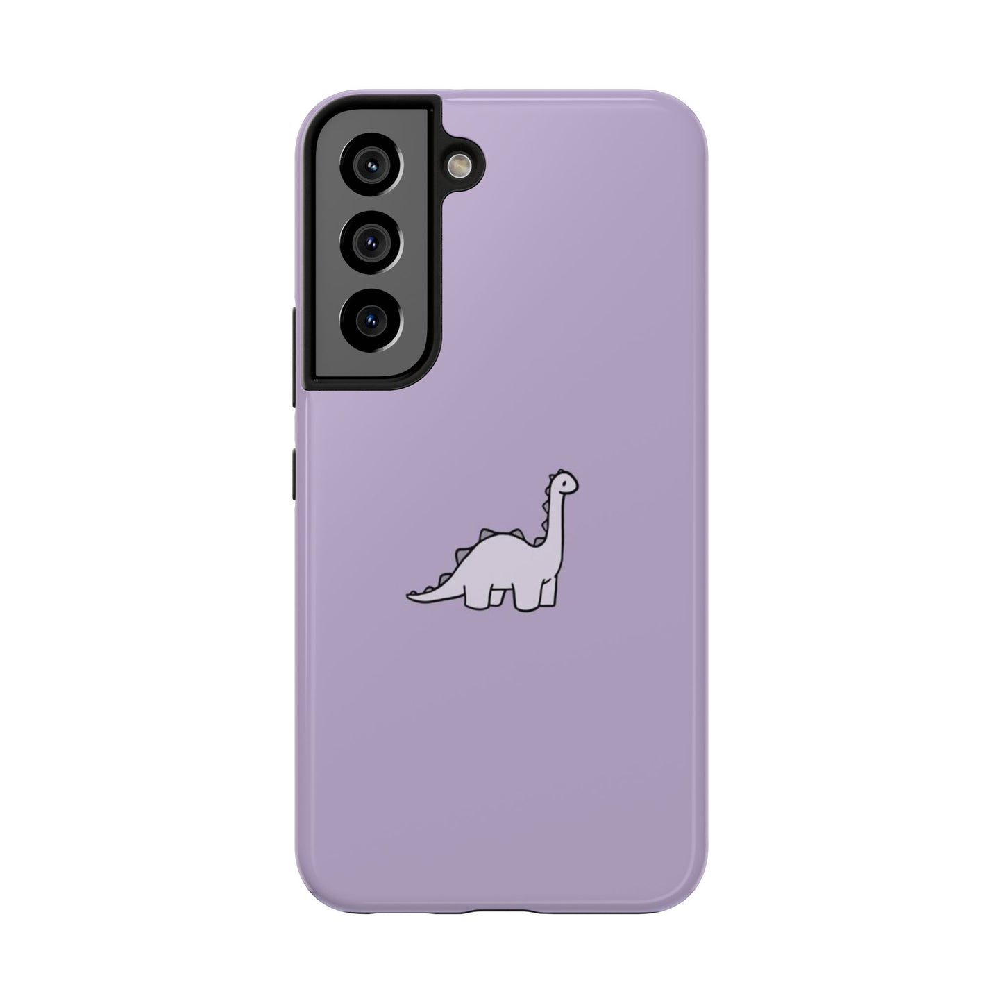 Cute Dinosaur Tough Phone Cases, Kid-Friendly Phone Covers, Dinosaur Gifts for Kids, Purple Phone Accessories, Durable Cases
