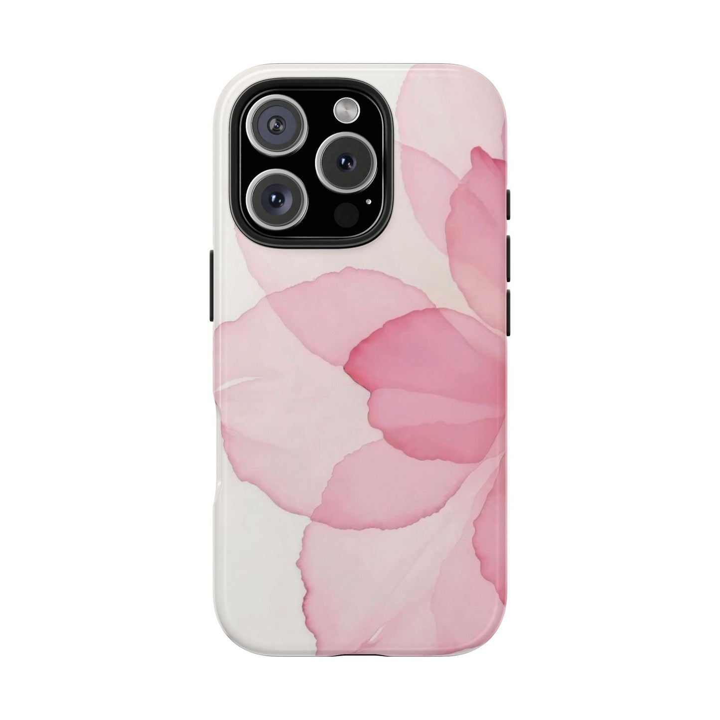 Floral Tough Phone Cases, Durable Phone Cover, Pink Flower Design, Gift for Her, Elegant Phone Accessory, Protect Your Phone