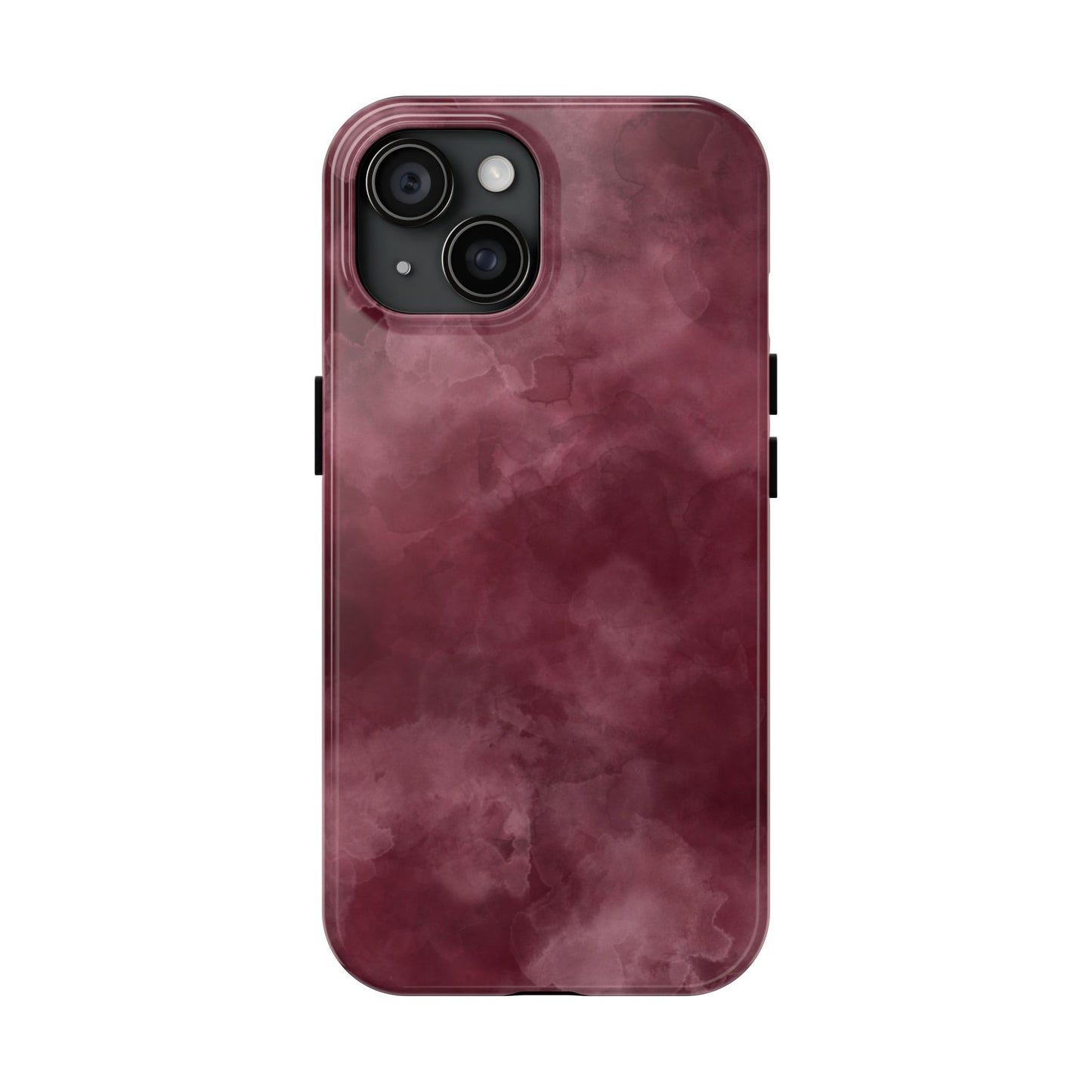 Elegant Burgundy Tough Phone Cases, Stylish Phone Cover, Durable Phone Protector, Unique Gift, Trendy Tech Accessories