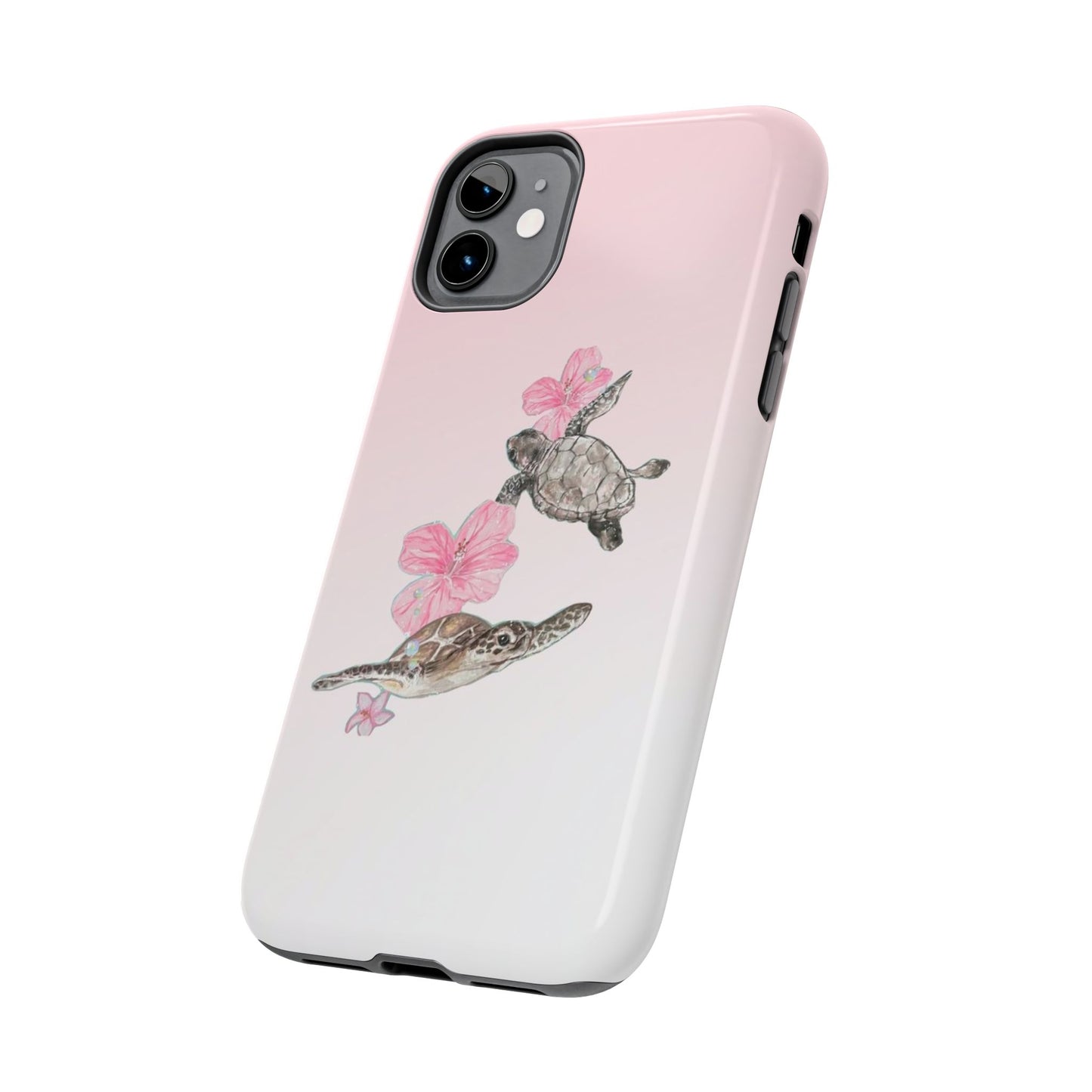 Turtle Phone Case – Tropical Tough Cover, Beach Lover Gift, Ocean Aesthetic, Durable Accessory for Summer, Fun & Functional Case