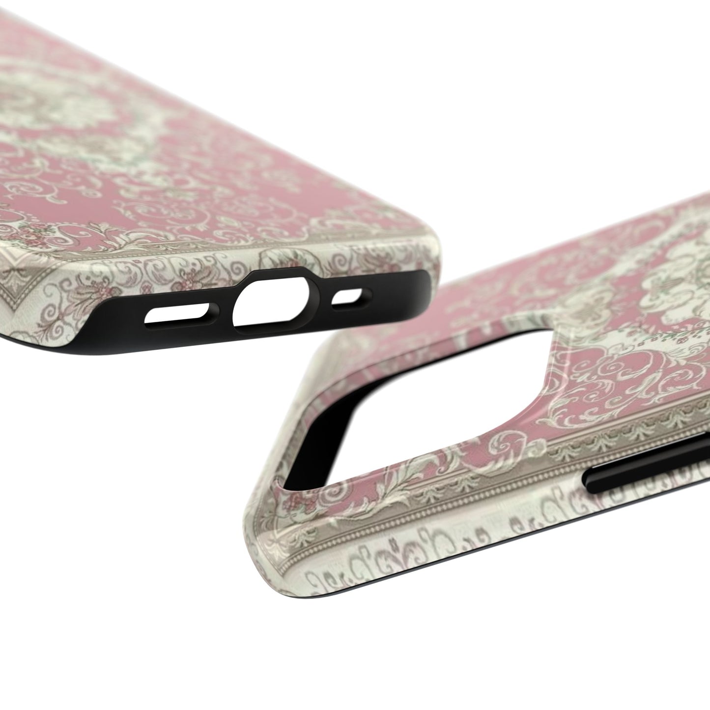 Elegant Floral Tough Phone Cases, Stylish Phone Covers, Durable Tech Accessories, Decorative Phone Protection, Trendy Gift for Her