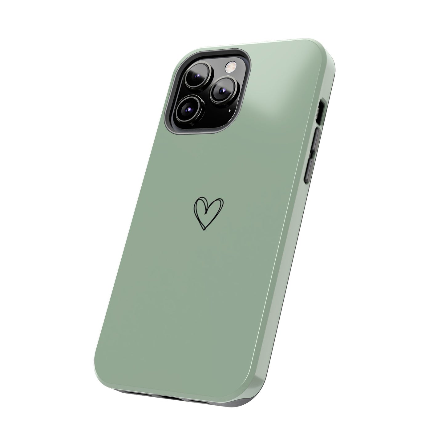 Stylish Tough Phone Cases with Heart Design, Cute Mobile Covers, Unique Gifts for Him/Her, Durable Accessories, Birthday/Friends/Valentine's