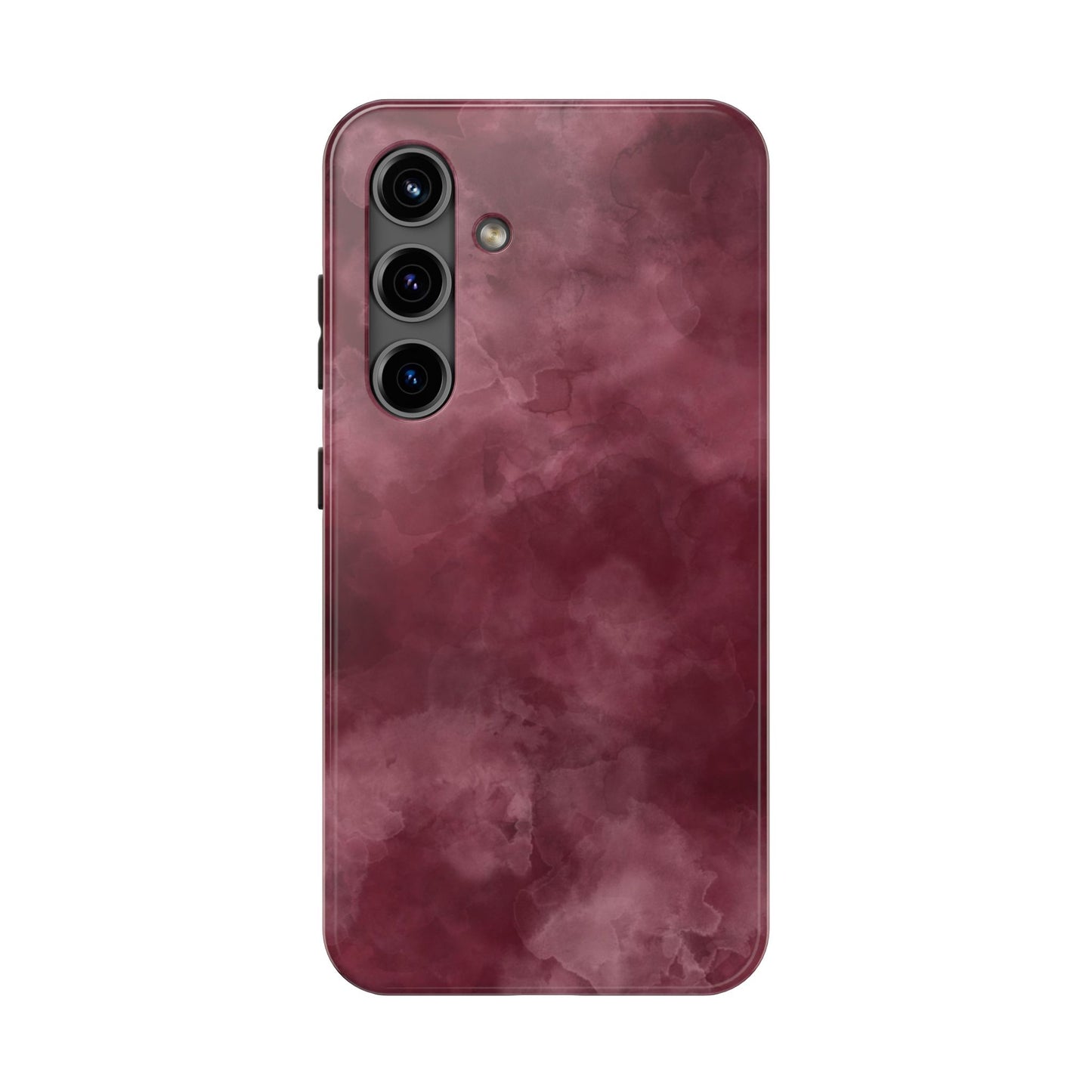 Elegant Burgundy Tough Phone Cases, Stylish Phone Cover, Durable Phone Protector, Unique Gift, Trendy Tech Accessories