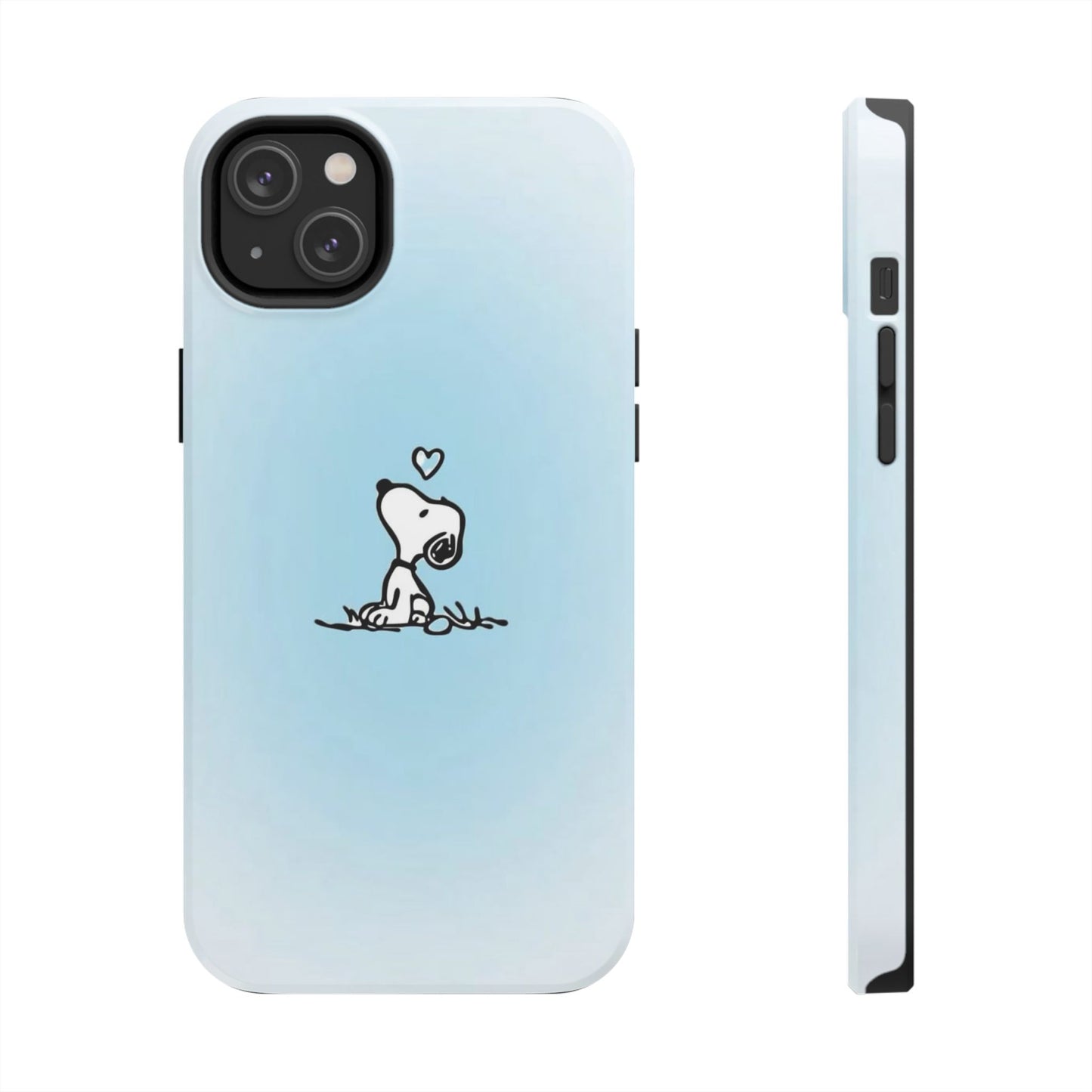 Snoopy Love Tough Phone Cases, Durable Phone Covers for Dog Lovers, Cute Gift for Birthdays, Valentine's Day, Pet Enthusiasts
