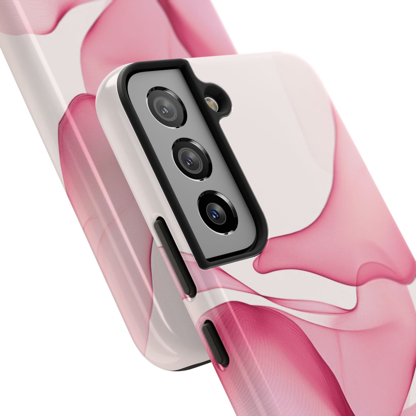 Elegant Tough Phone Cases | Stylish Shockproof Covers for Women | Trendy Gift for Birthdays, Holidays, or Any Occasion, Pink Flow Design