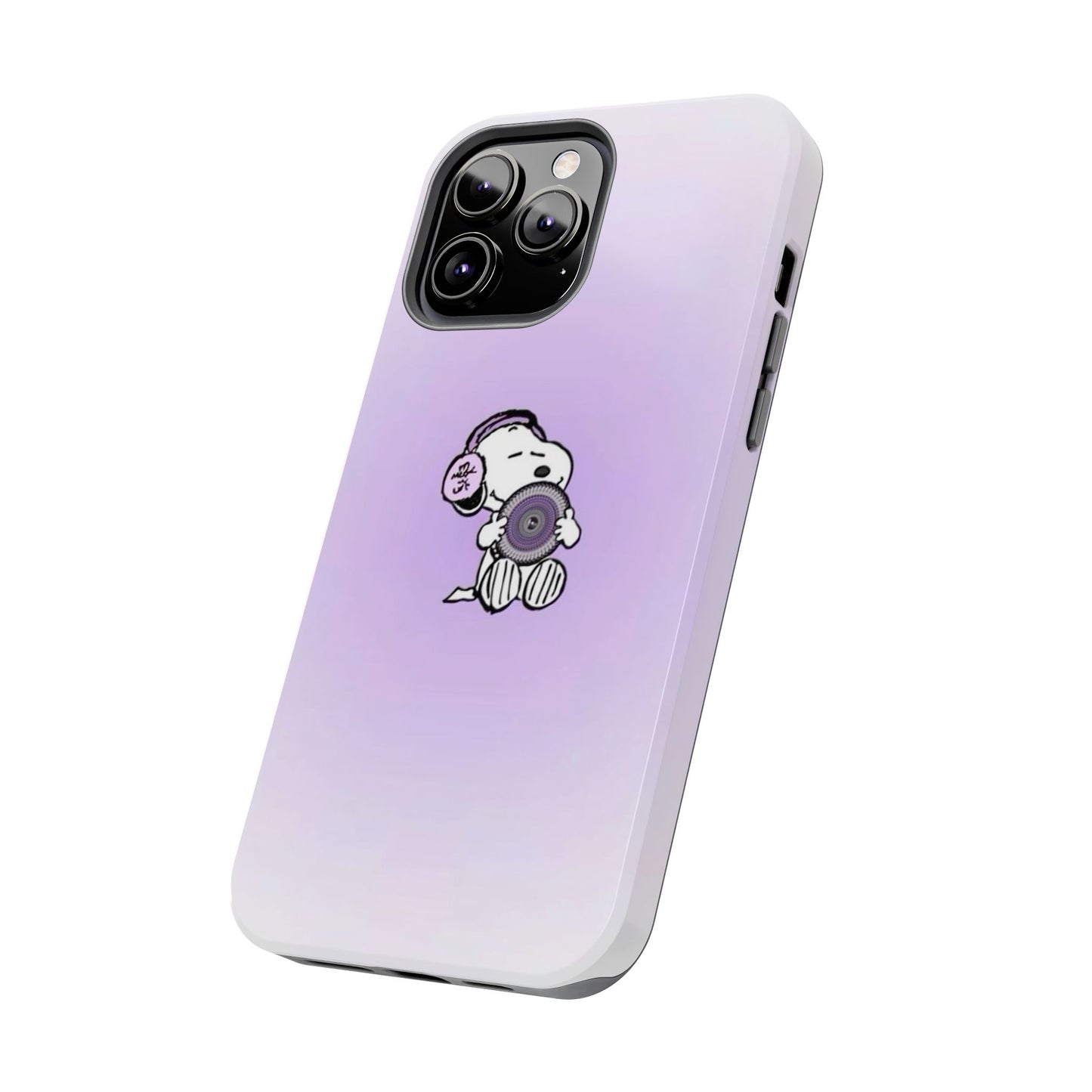 Snoopy Music Lover Phone Case, Cute Tough Phone Case, Gifts for Music Lovers, Cartoon Phone Covers, Vibrant Phone Accessories
