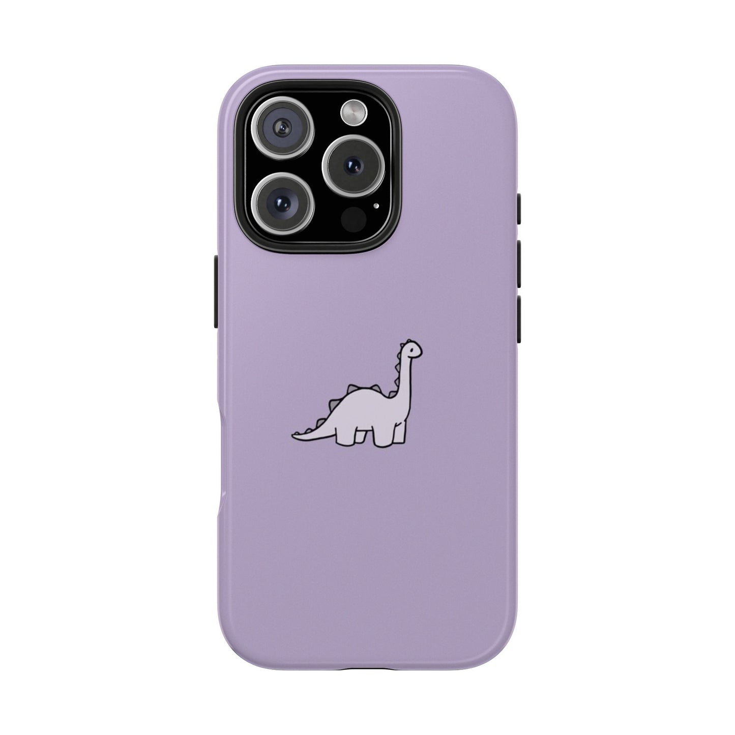 Cute Dinosaur Tough Phone Cases, Kid-Friendly Phone Covers, Dinosaur Gifts for Kids, Purple Phone Accessories, Durable Cases