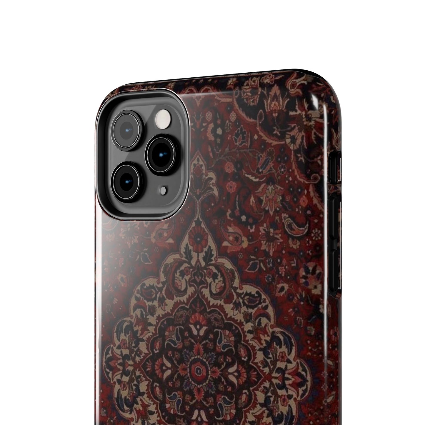 Bohemian Rug Pattern Tough Phone Case, Boho Chic Accessory, Stylish Phone Protection, Unique Gift Idea, Trendy Tech Gear