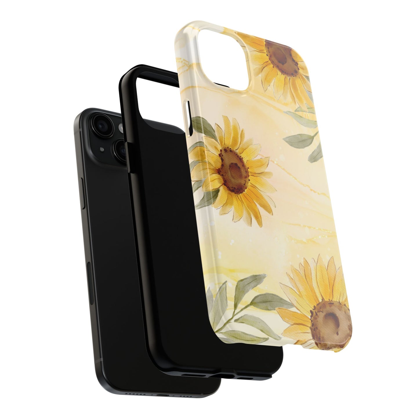 Sunflower Tough Phone Case - Floral Phone Cover, Fall Gift, Durable Phone Case, Stylish Accessory, Nature Lover Gift