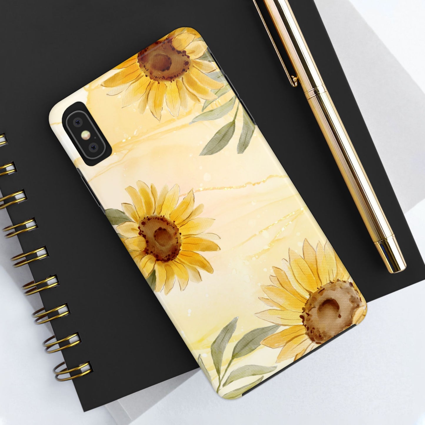Sunflower Tough Phone Case - Floral Phone Cover, Fall Gift, Durable Phone Case, Stylish Accessory, Nature Lover Gift