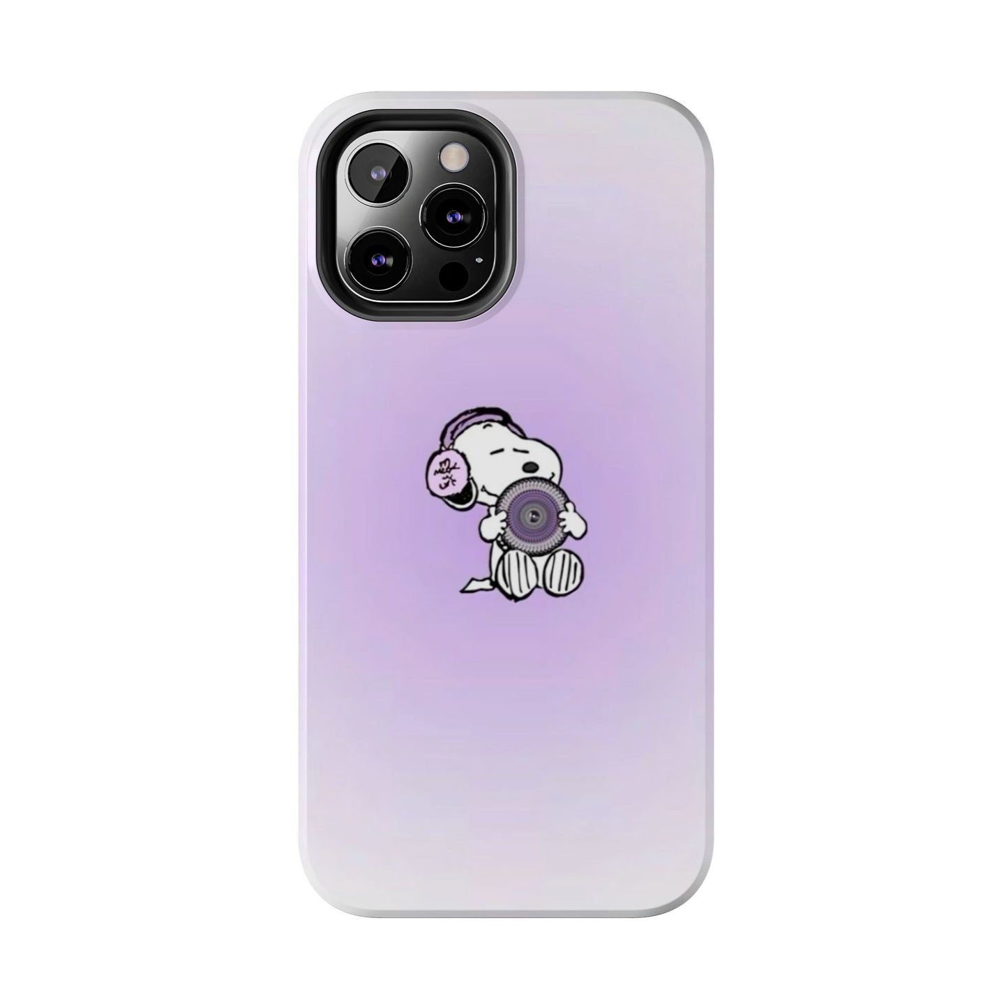 Snoopy Music Lover Phone Case, Cute Tough Phone Case, Gifts for Music Lovers, Cartoon Phone Covers, Vibrant Phone Accessories