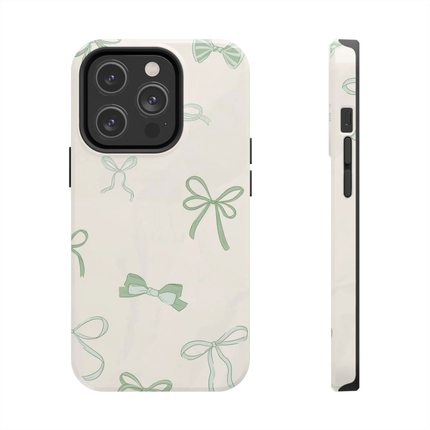 Delicate Bow Phone Cases, Floral Phone Covers, Cute Tech Accessories, Gift for Her, Pastel Aesthetic, Birthday Gifts