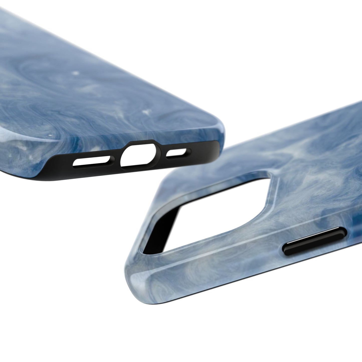Marble Blue Tough Phone Cases, Phone Protection, Unique Design, Fashion Accessory, Gift for Her, Trendy Smartphone Cover