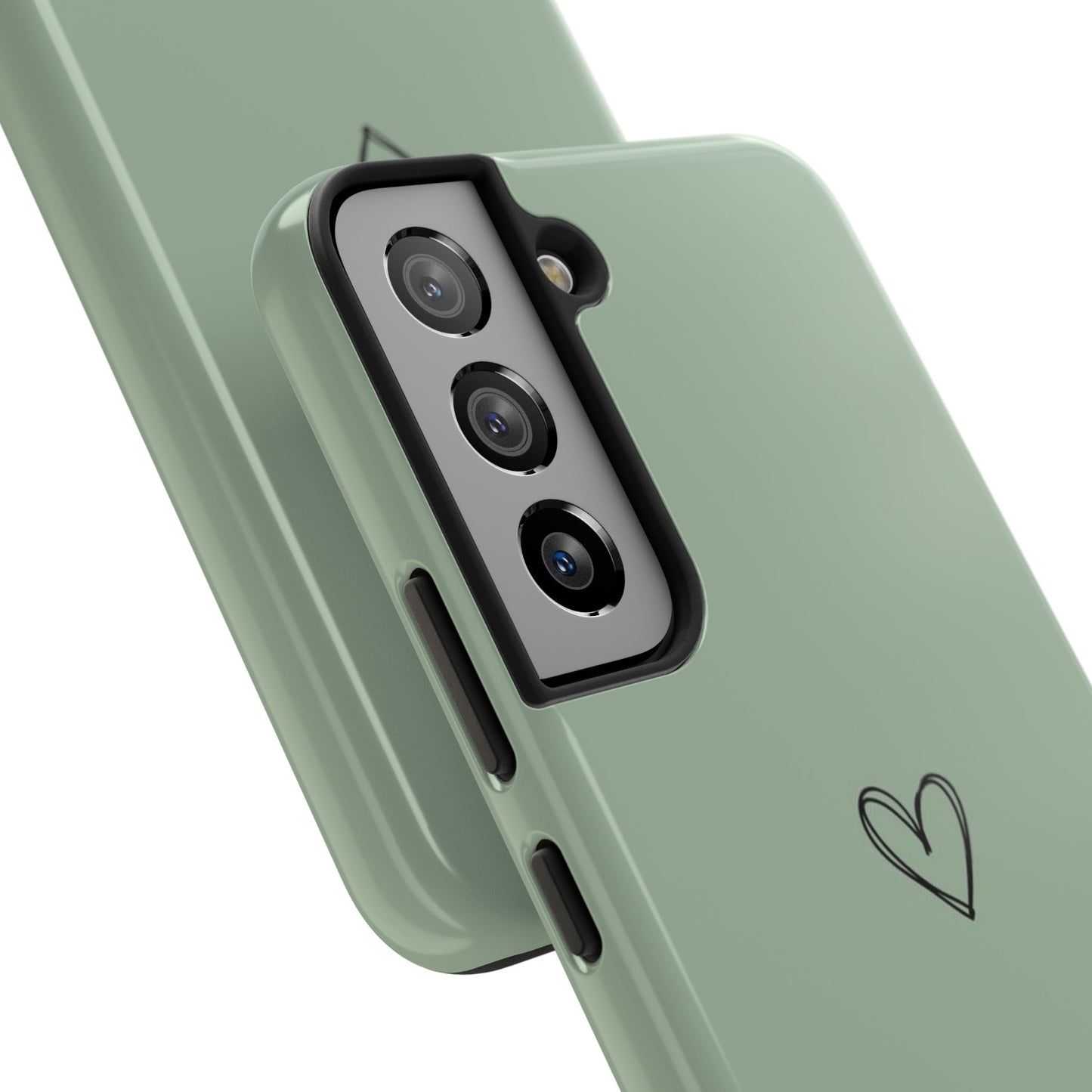 Stylish Tough Phone Cases with Heart Design, Cute Mobile Covers, Unique Gifts for Him/Her, Durable Accessories, Birthday/Friends/Valentine's
