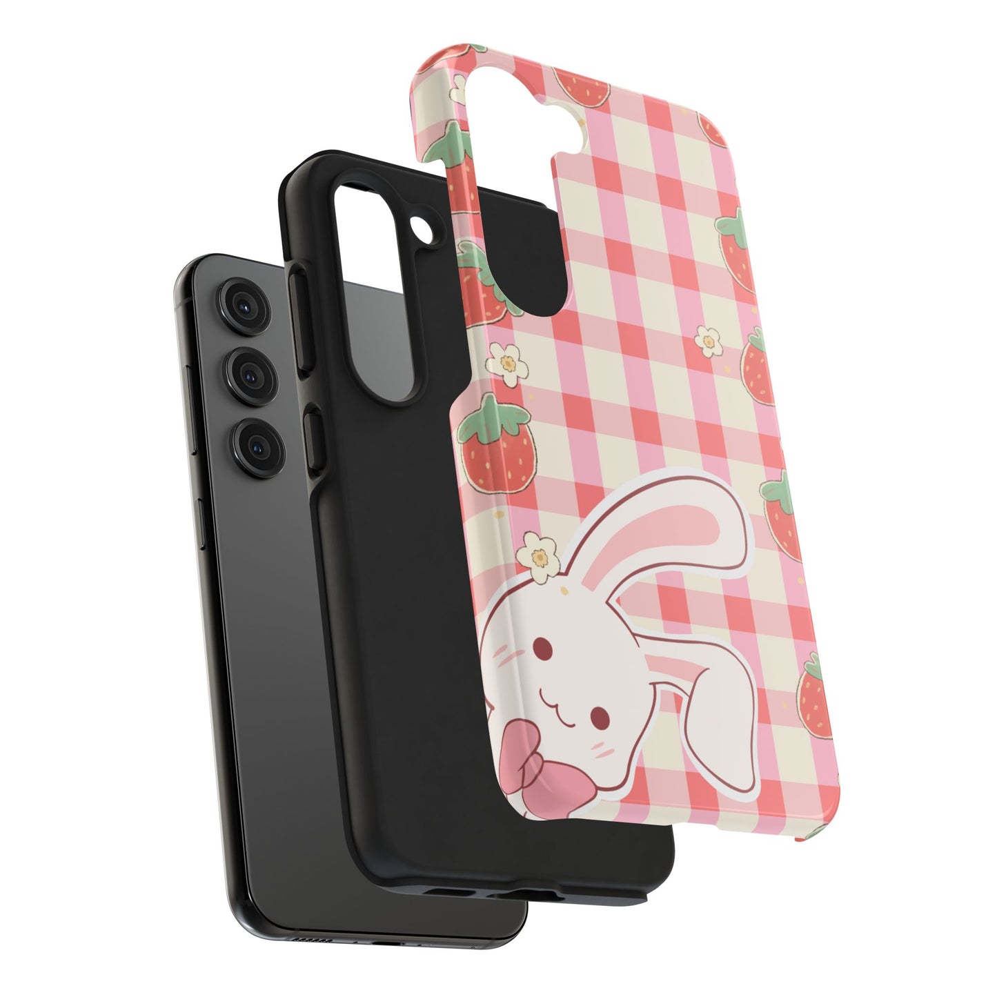 Cute Strawberry Bunny Phone Case