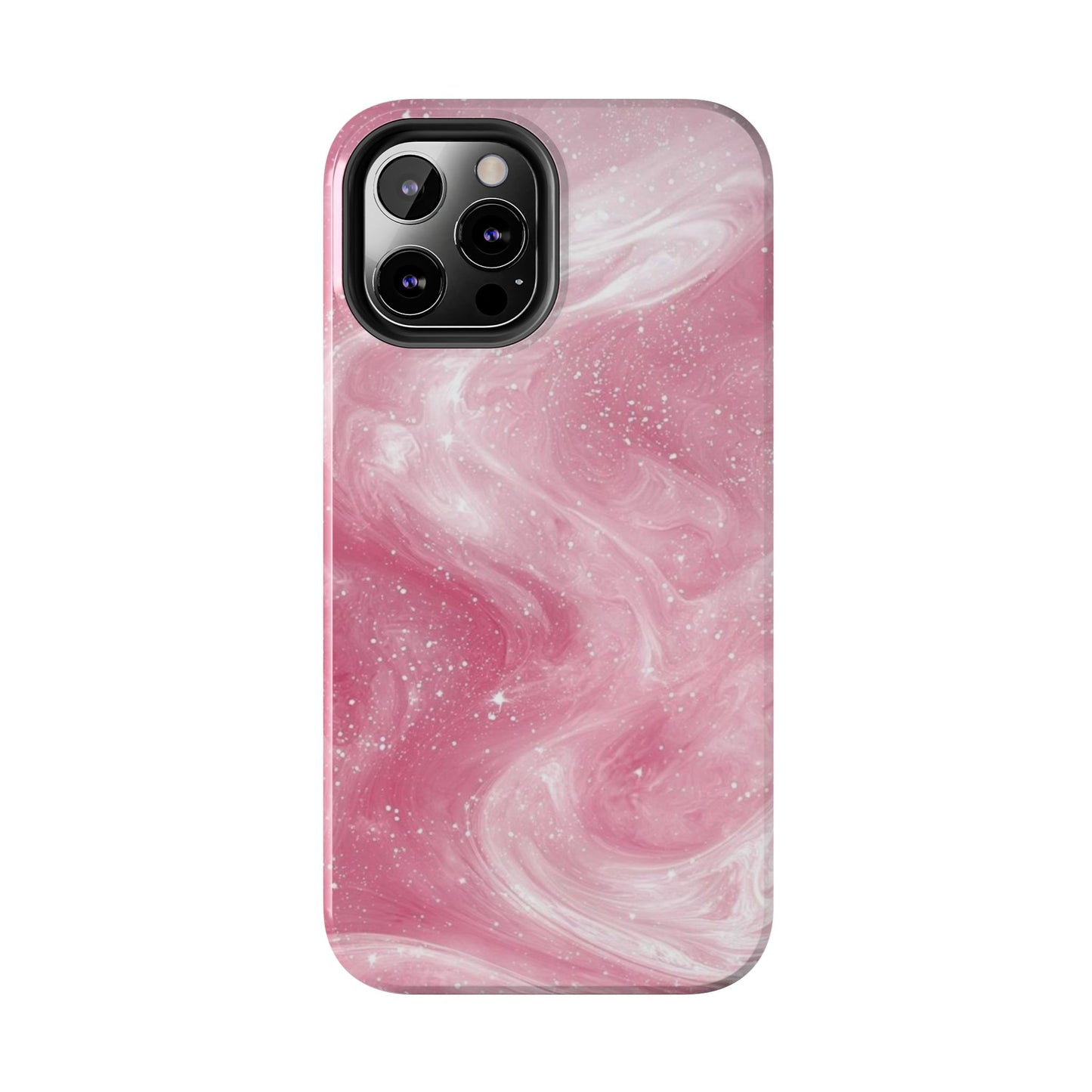 Stylish Tough Phone Cases - Pink Marble Design, Phone Cover for Women, Durable Protection, Trendy Gift, Birthday Present, Everyday Use