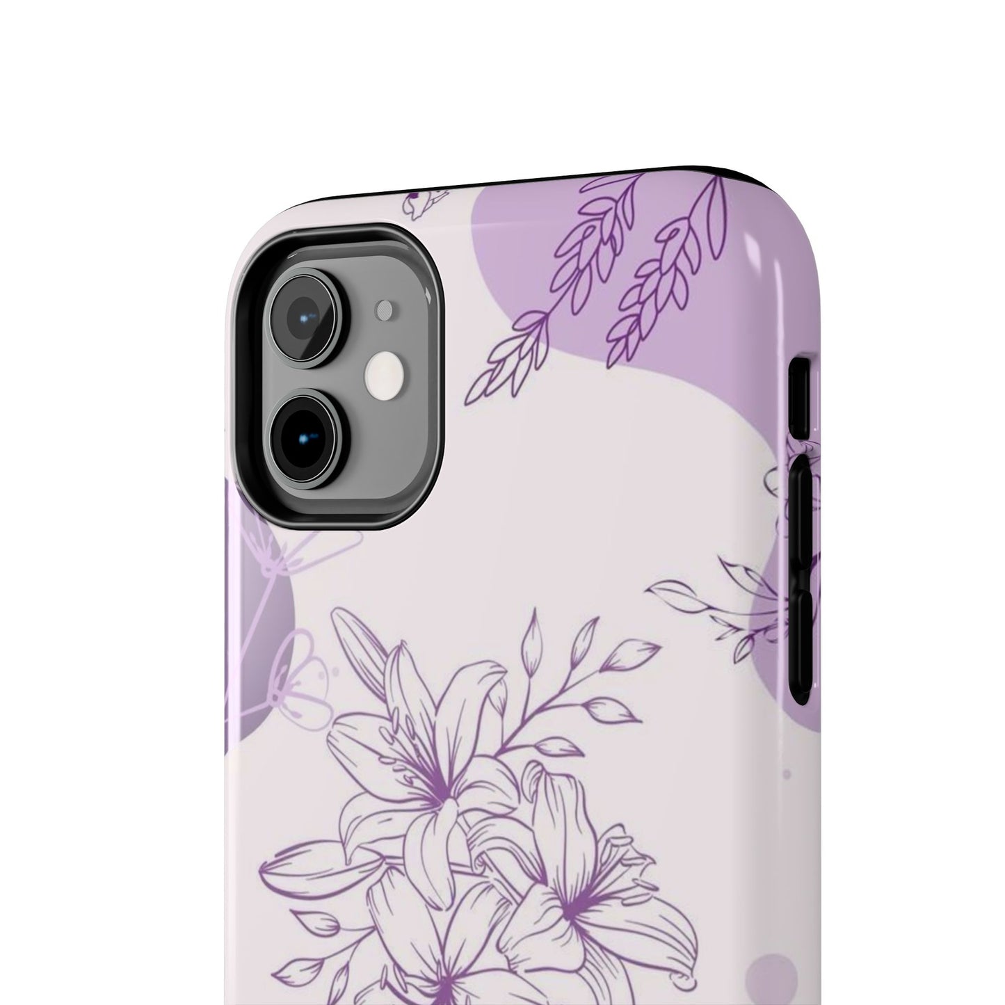 Stylish Floral Tough Phone Cases - Durable Floral Design for Women, Gift for Her, Phone Protection, Nature-Inspired Tech Accessories