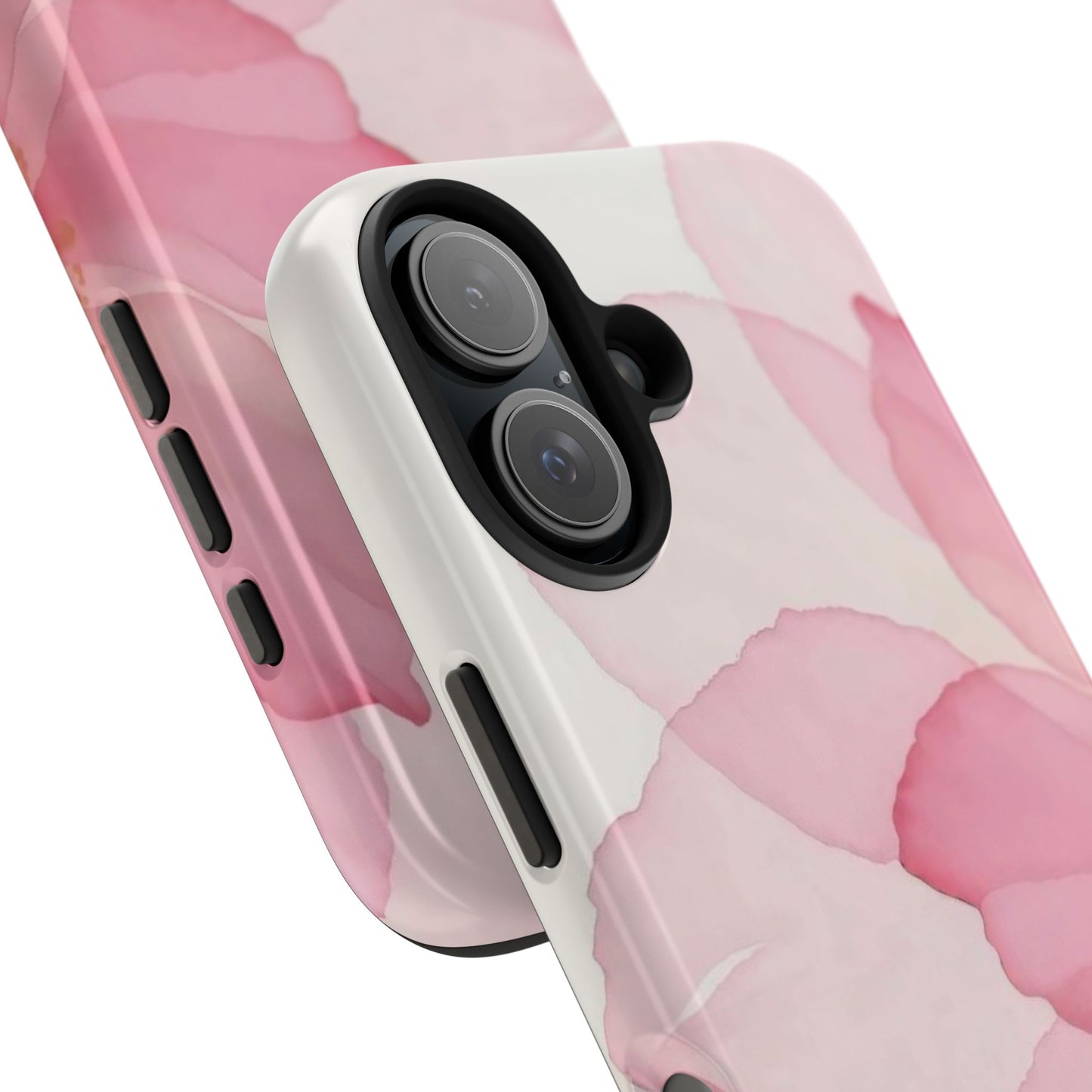 Floral Tough Phone Cases, Durable Phone Cover, Pink Flower Design, Gift for Her, Elegant Phone Accessory, Protect Your Phone