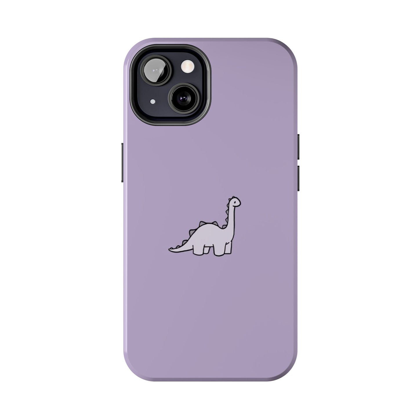 Cute Dinosaur Tough Phone Cases, Kid-Friendly Phone Covers, Dinosaur Gifts for Kids, Purple Phone Accessories, Durable Cases