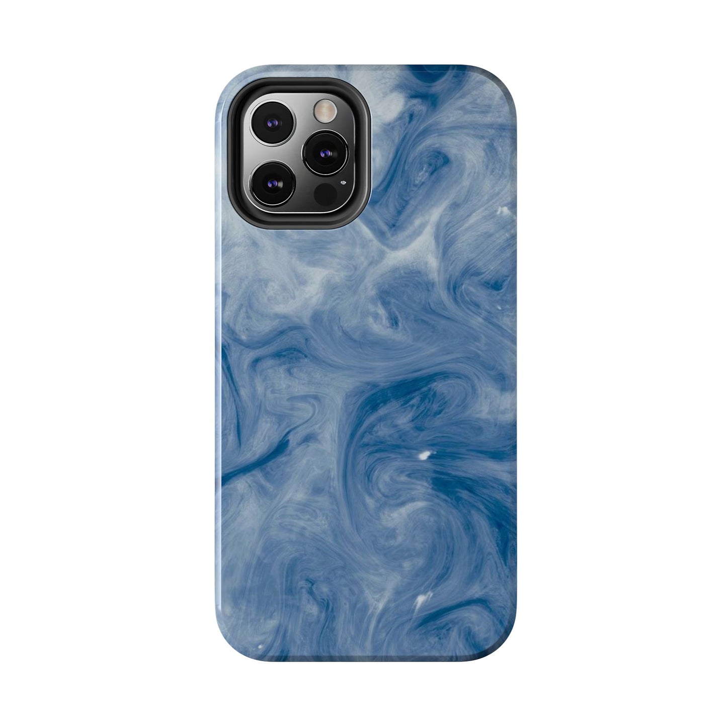Marble Blue Tough Phone Cases, Phone Protection, Unique Design, Fashion Accessory, Gift for Her, Trendy Smartphone Cover