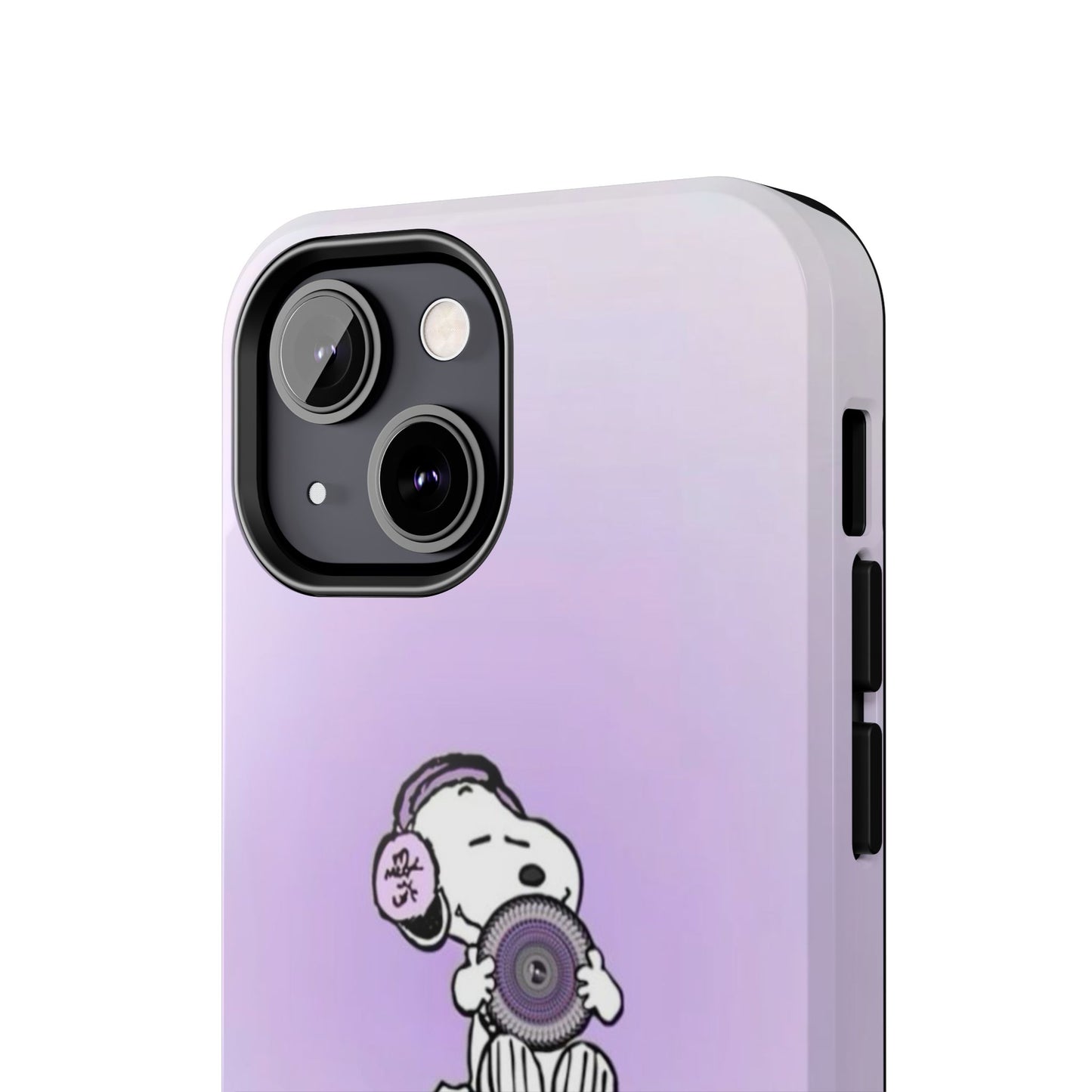 Snoopy Music Lover Phone Case, Cute Tough Phone Case, Gifts for Music Lovers, Cartoon Phone Covers, Vibrant Phone Accessories