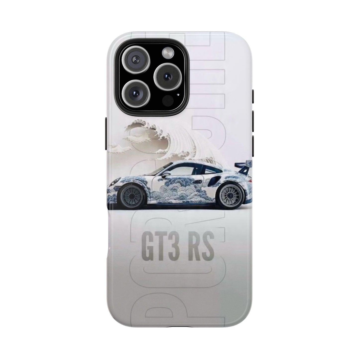 Porsche GT3 RS Tough Phone Case, Durable Phone Cover, Automotive Enthusiast Gift, Car Lover Accessory, Racing-Themed Protection