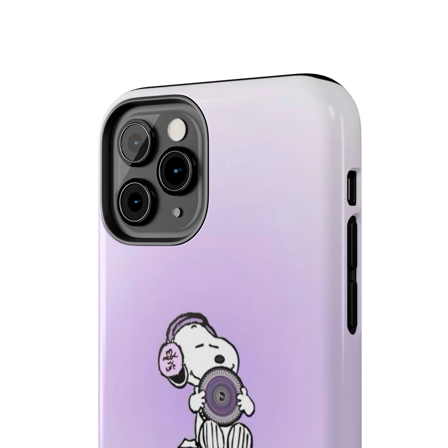 Snoopy Music Lover Phone Case, Cute Tough Phone Case, Gifts for Music Lovers, Cartoon Phone Covers, Vibrant Phone Accessories
