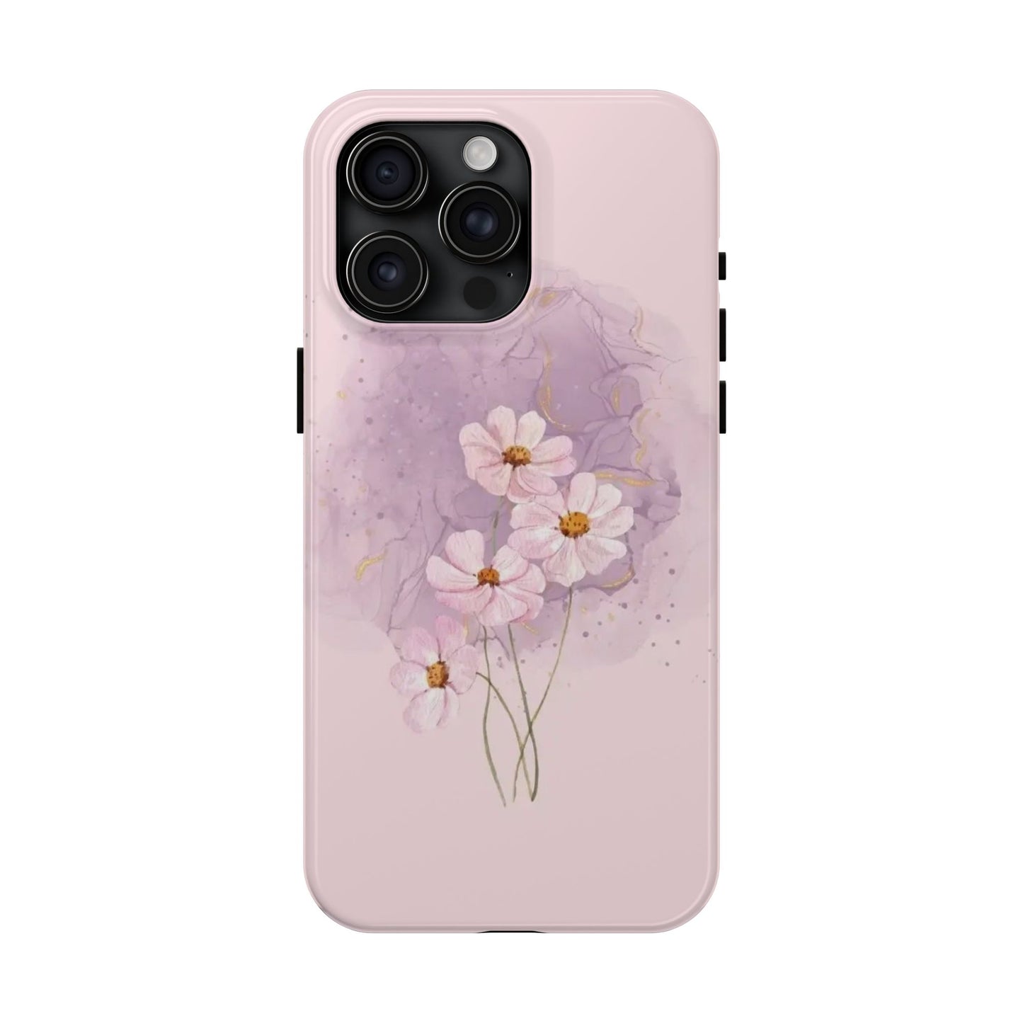 Floral Tough Phone Cases, Protective Phone Cover, Flower Design Case, Stylish Gift for Her, Mother’s Day, Birthday Present