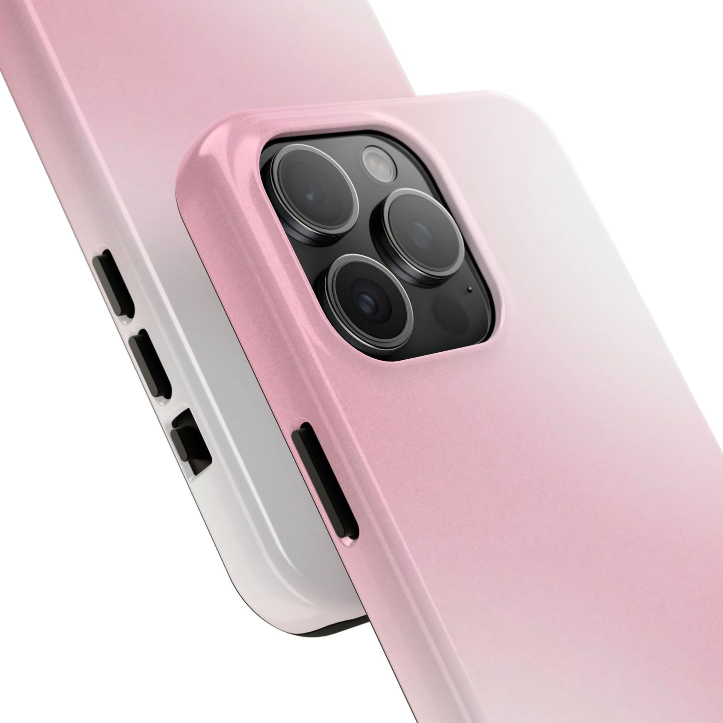 Stylish Tough Phone Cases, Durable Phone Covers, Pink Gradient Phone Case, Gift for Her, Trendy Phone Accessories
