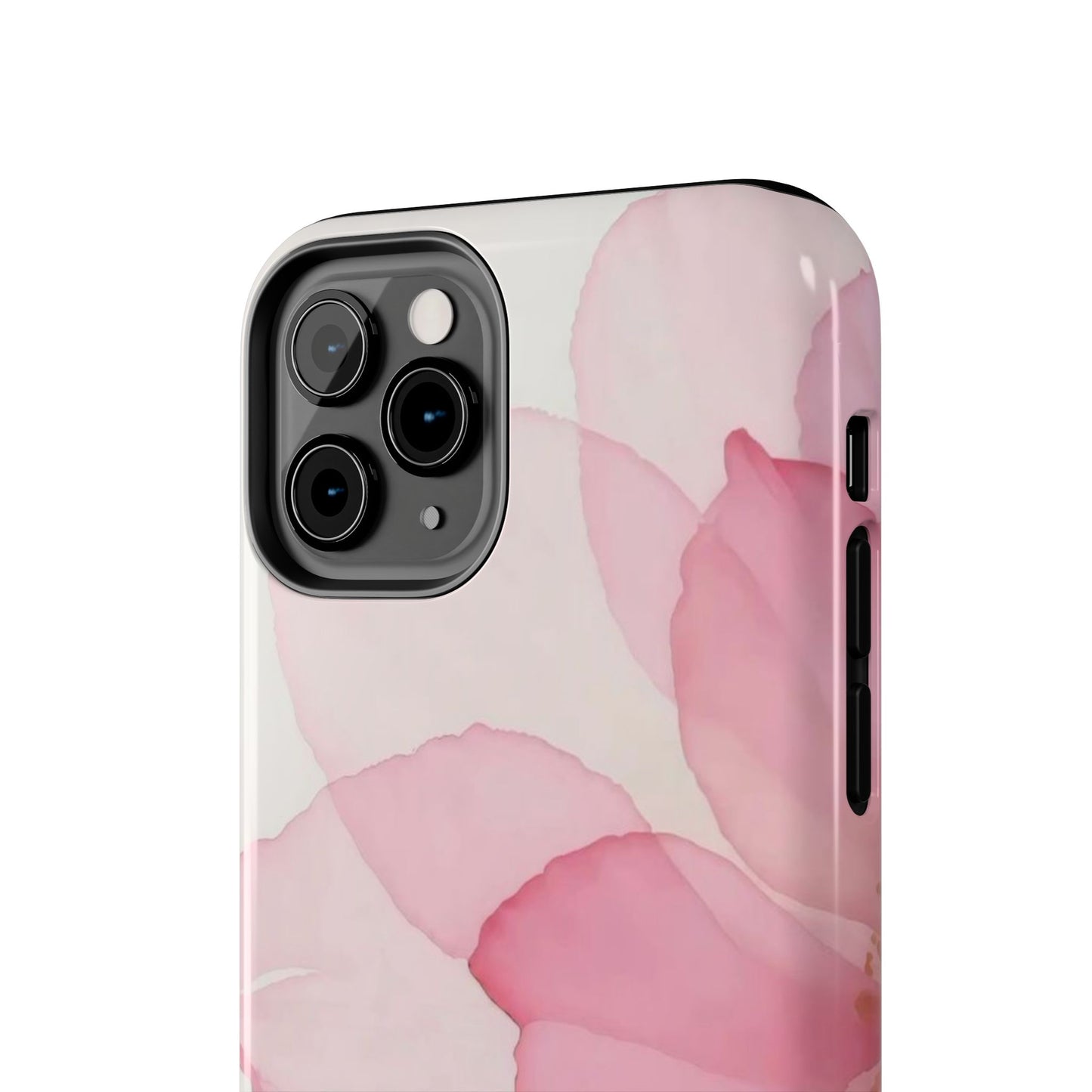Floral Tough Phone Cases, Durable Phone Cover, Pink Flower Design, Gift for Her, Elegant Phone Accessory, Protect Your Phone