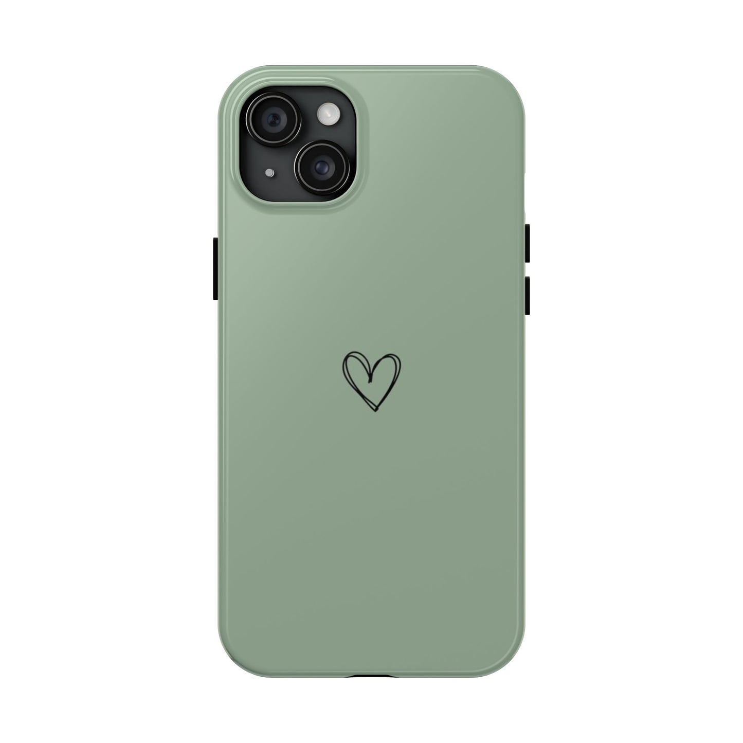 Stylish Tough Phone Cases with Heart Design, Cute Mobile Covers, Unique Gifts for Him/Her, Durable Accessories, Birthday/Friends/Valentine's