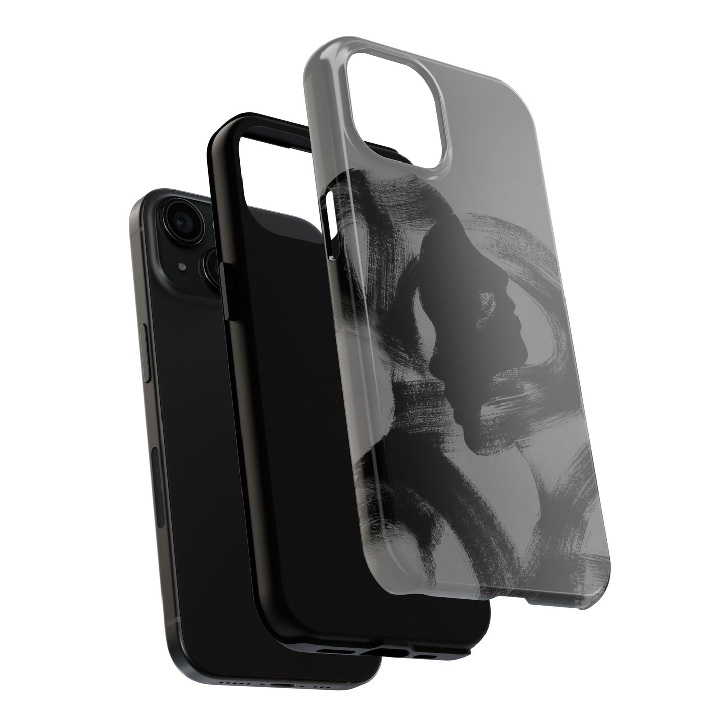 Stylish Tough Phone Cases, Unique Phone Covers for Art Lovers, Edgy Smartphone Accessories, Gifts for Friends, Minimalist Design