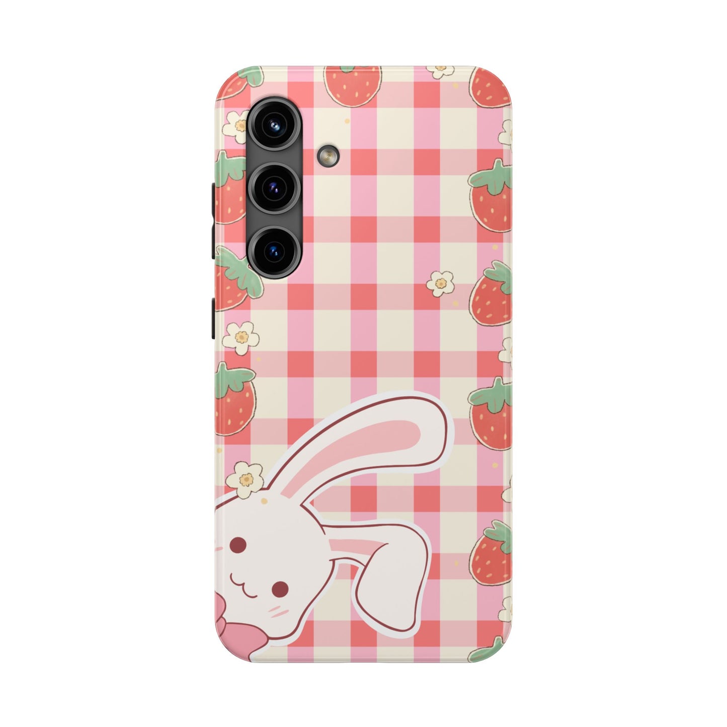 Cute Strawberry Bunny Phone Case