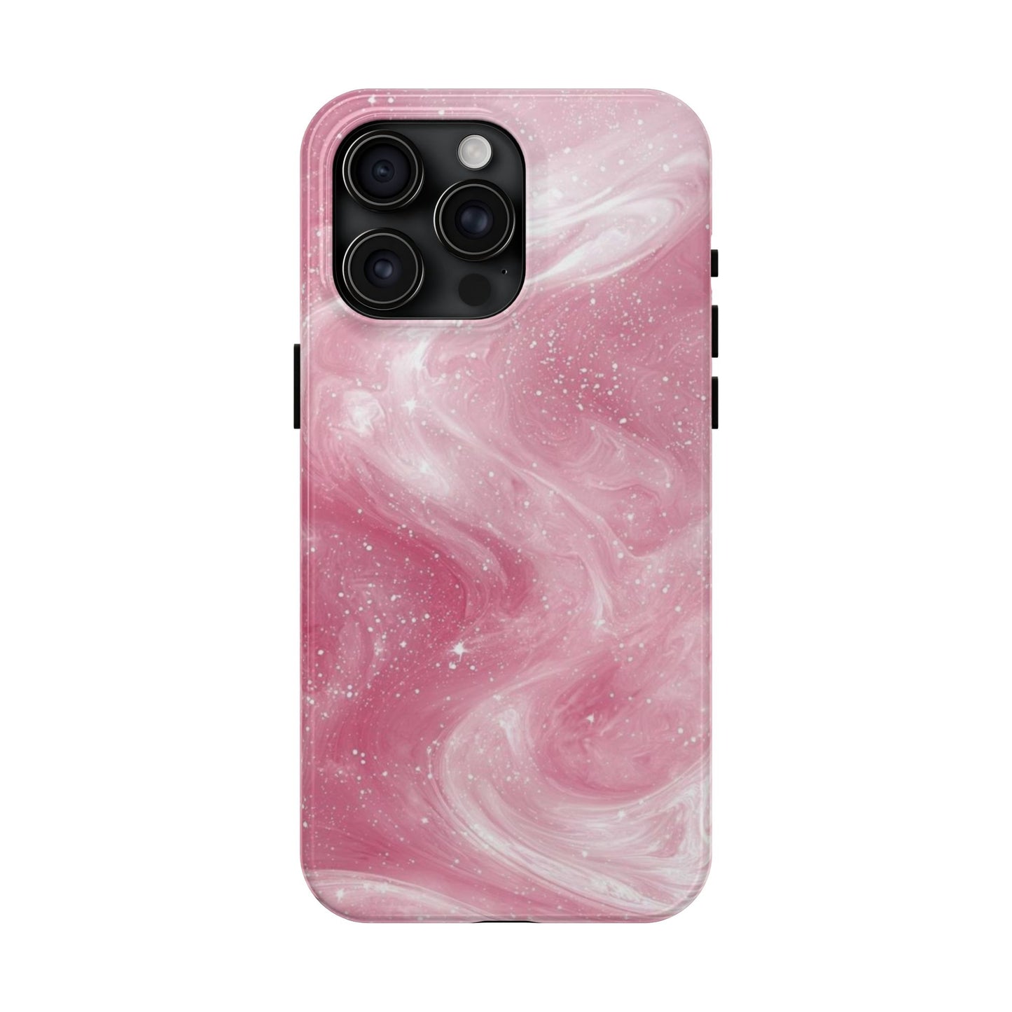 Stylish Tough Phone Cases - Pink Marble Design, Phone Cover for Women, Durable Protection, Trendy Gift, Birthday Present, Everyday Use