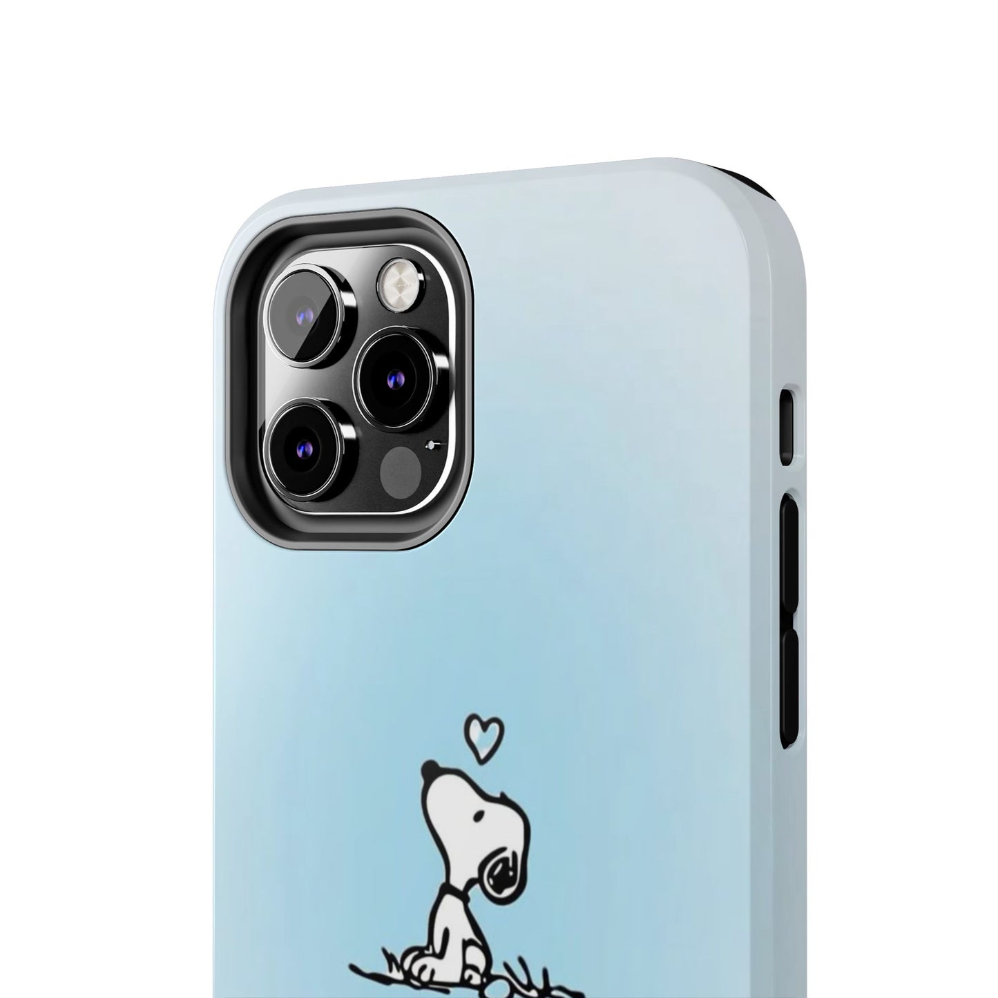 Snoopy Love Tough Phone Cases, Durable Phone Covers for Dog Lovers, Cute Gift for Birthdays, Valentine's Day, Pet Enthusiasts
