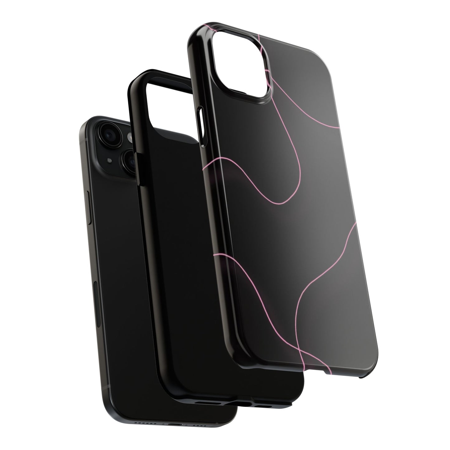 Sleek Abstract Phone Cases - Stylish Protection for Everyday Use, Gift for Tech Lovers, Modern Design, Trendy Phone Accessories