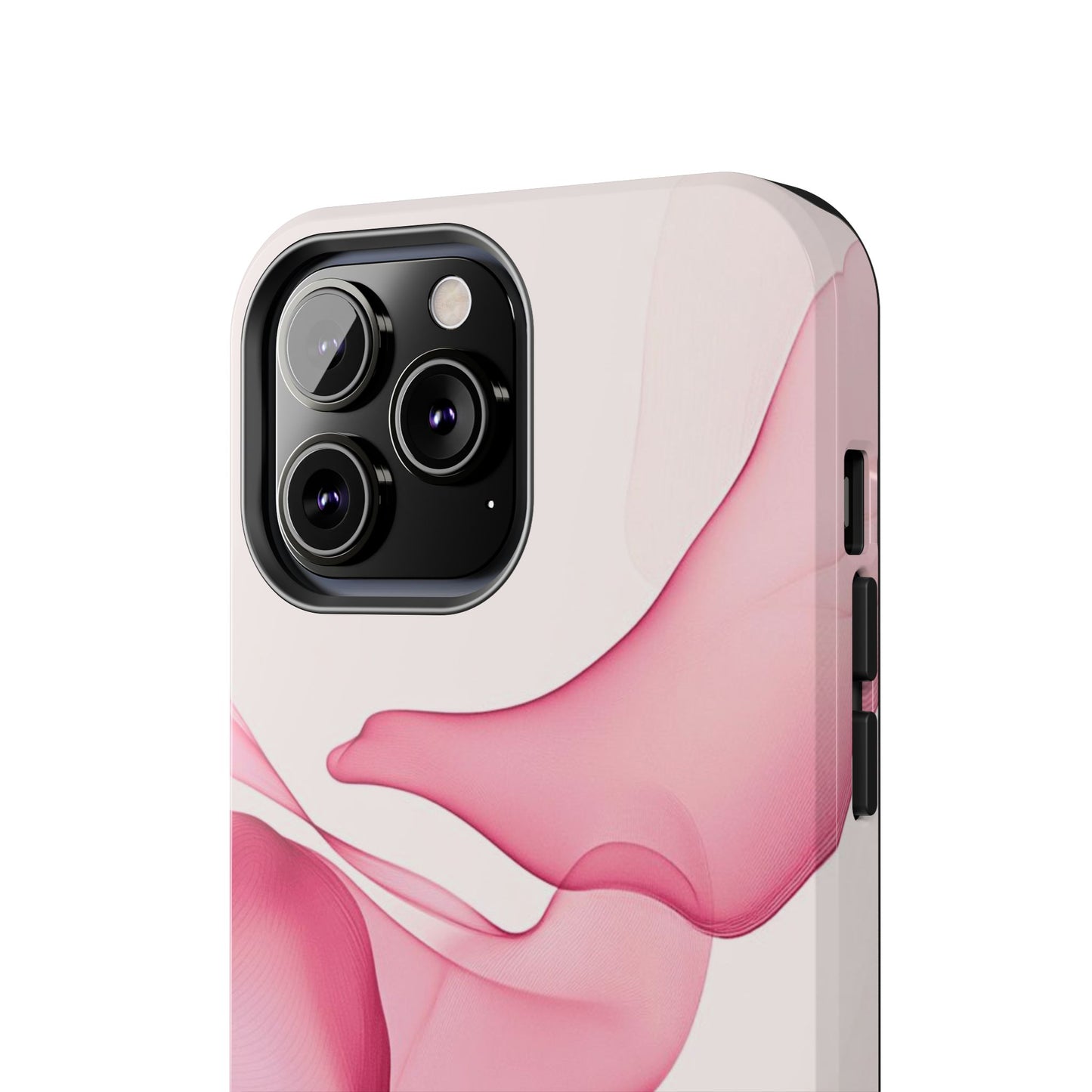 Elegant Tough Phone Cases | Stylish Shockproof Covers for Women | Trendy Gift for Birthdays, Holidays, or Any Occasion, Pink Flow Design