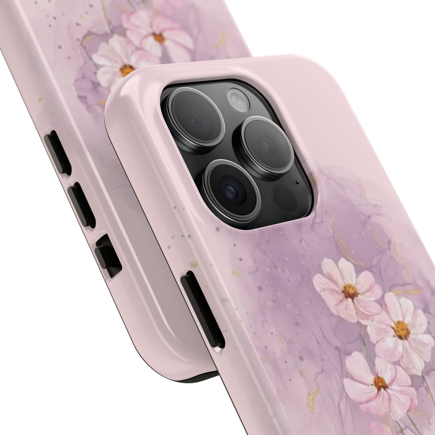 Floral Tough Phone Cases, Protective Phone Cover, Flower Design Case, Stylish Gift for Her, Mother’s Day, Birthday Present