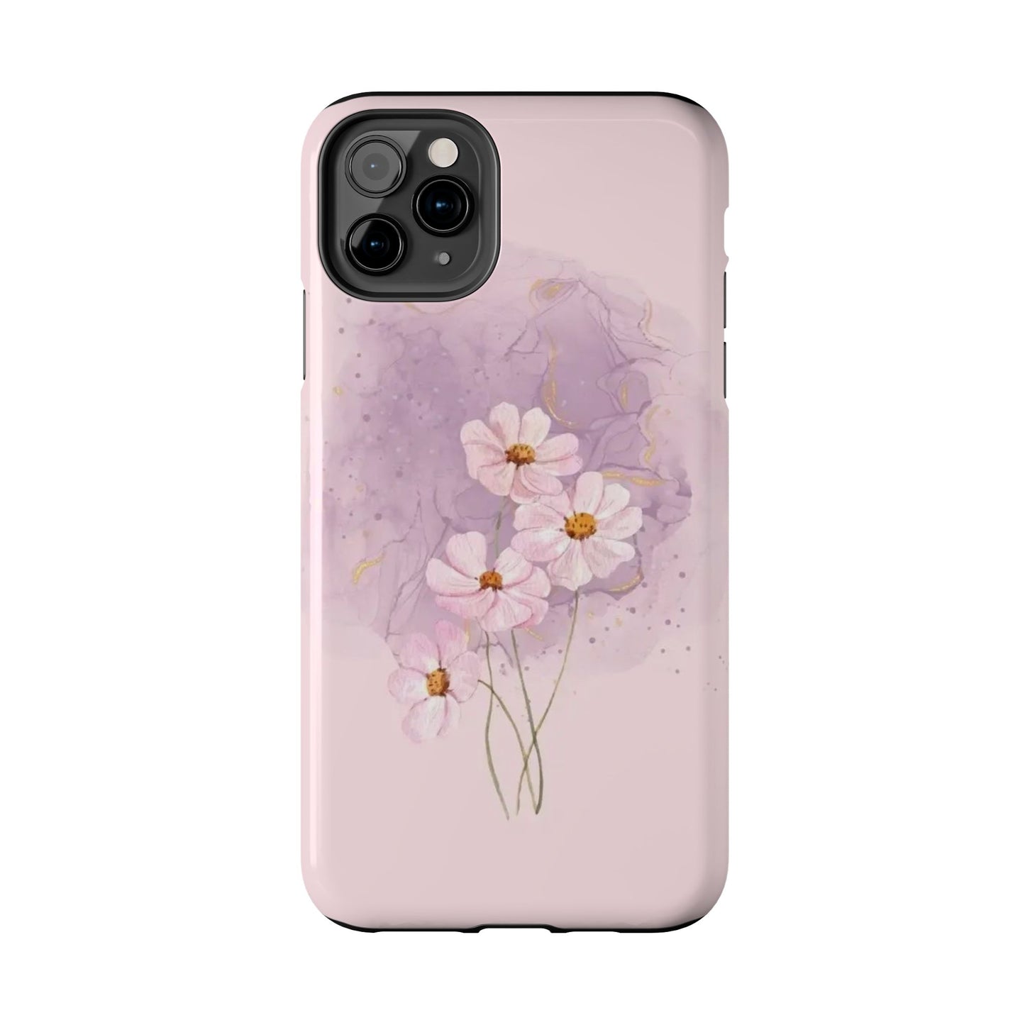 Floral Tough Phone Cases, Protective Phone Cover, Flower Design Case, Stylish Gift for Her, Mother’s Day, Birthday Present