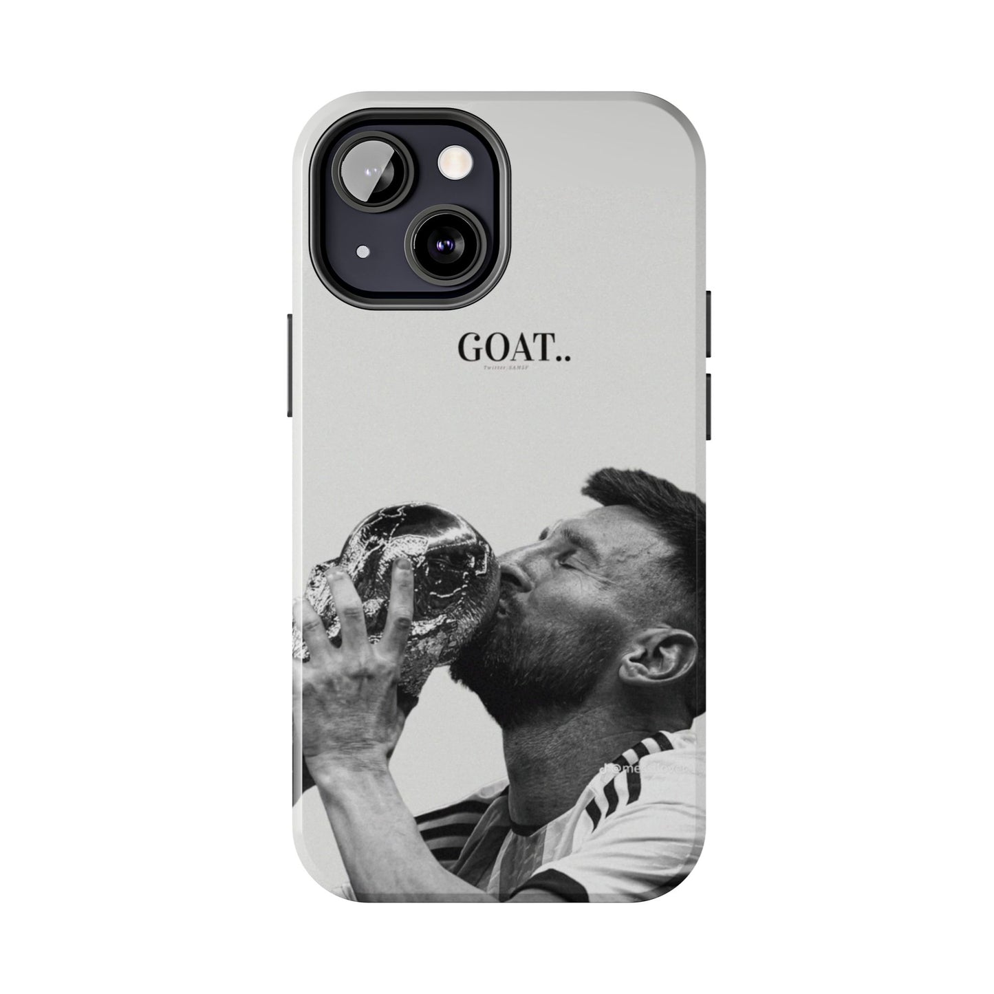 Soccer GOAT Phone Case, Tough Phone Case, Sports Accessory, Gift for Soccer Fans, Mens Birthday Gift, Unique Phone Cover