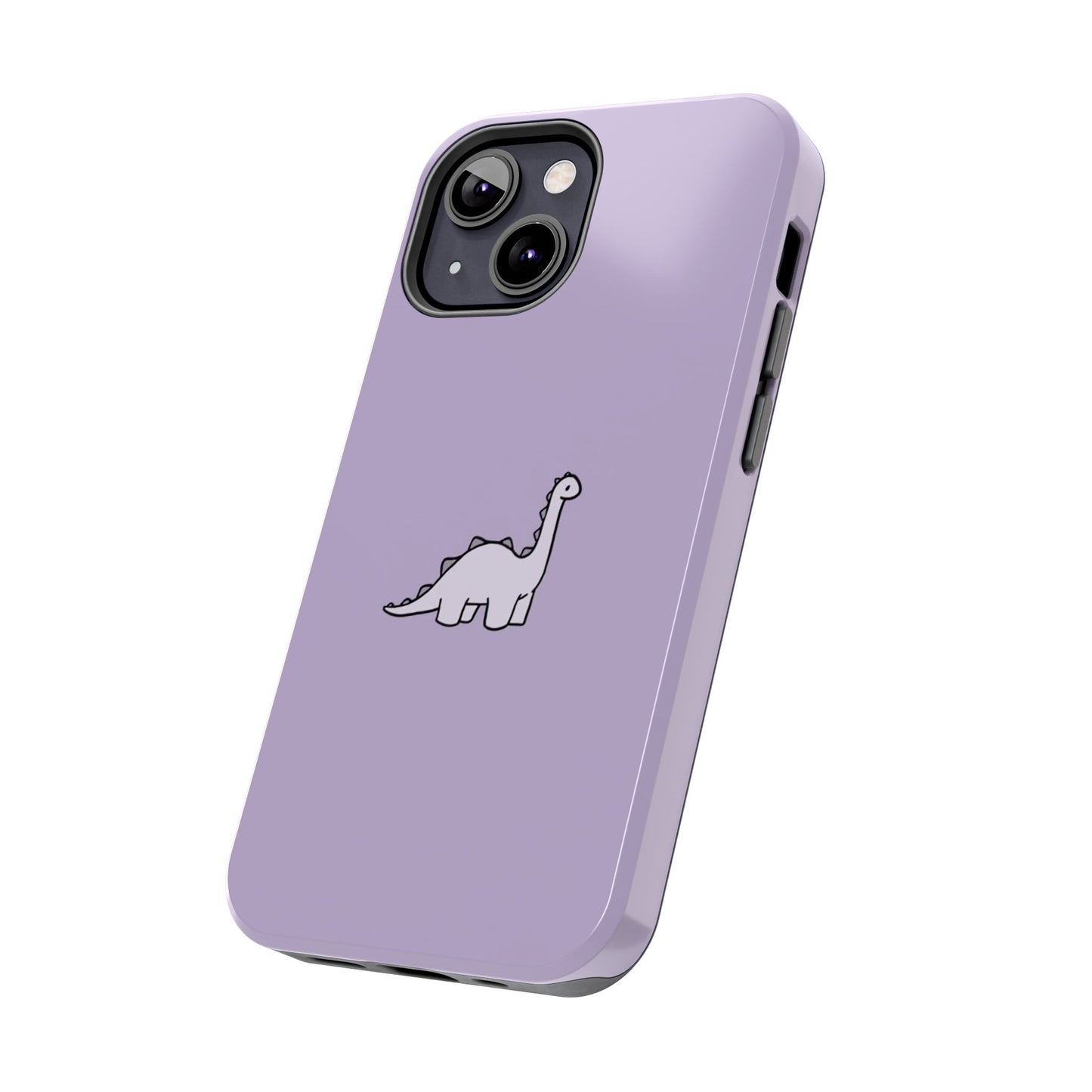 Cute Dinosaur Tough Phone Cases, Kid-Friendly Phone Covers, Dinosaur Gifts for Kids, Purple Phone Accessories, Durable Cases