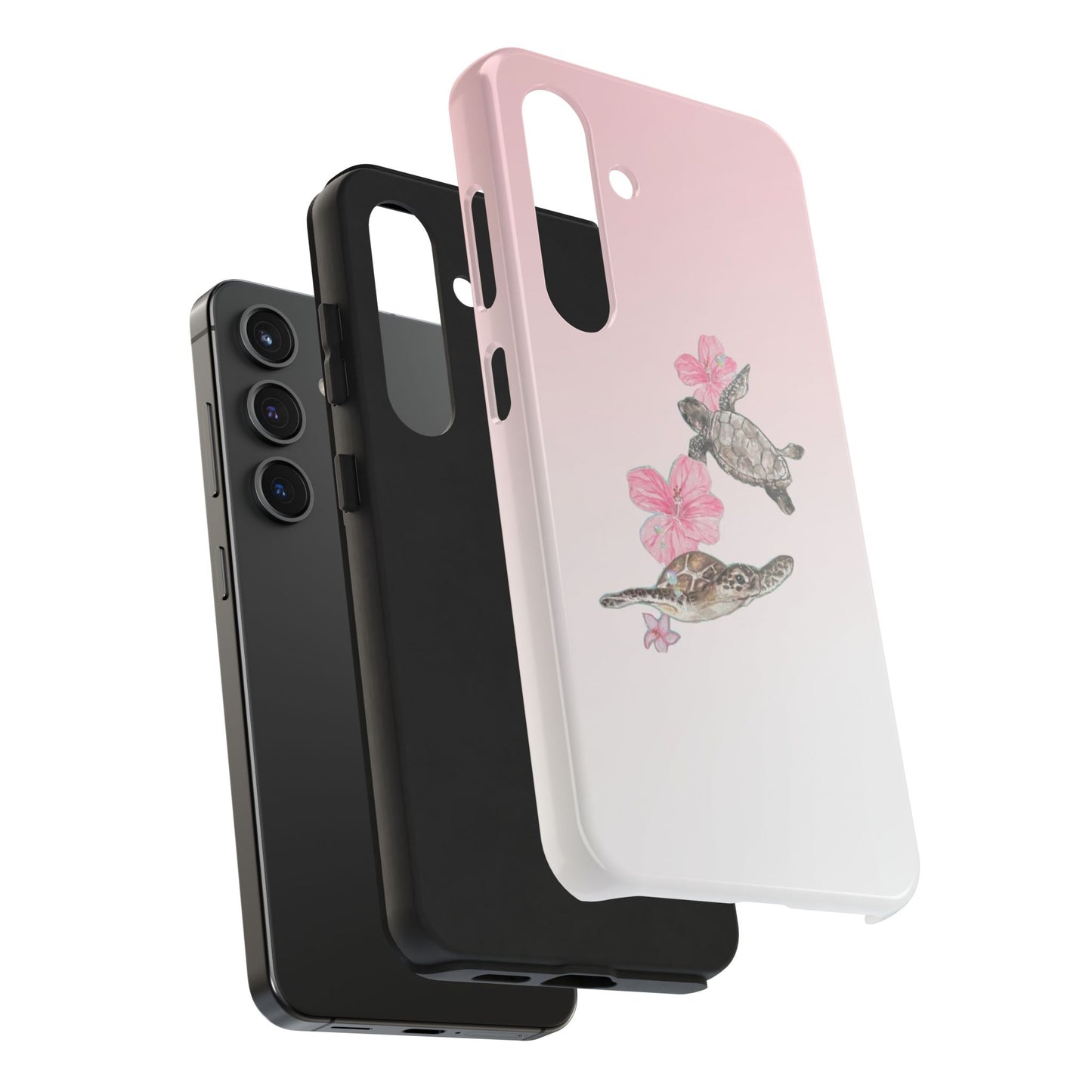 Turtle Phone Case – Tropical Tough Cover, Beach Lover Gift, Ocean Aesthetic, Durable Accessory for Summer, Fun & Functional Case