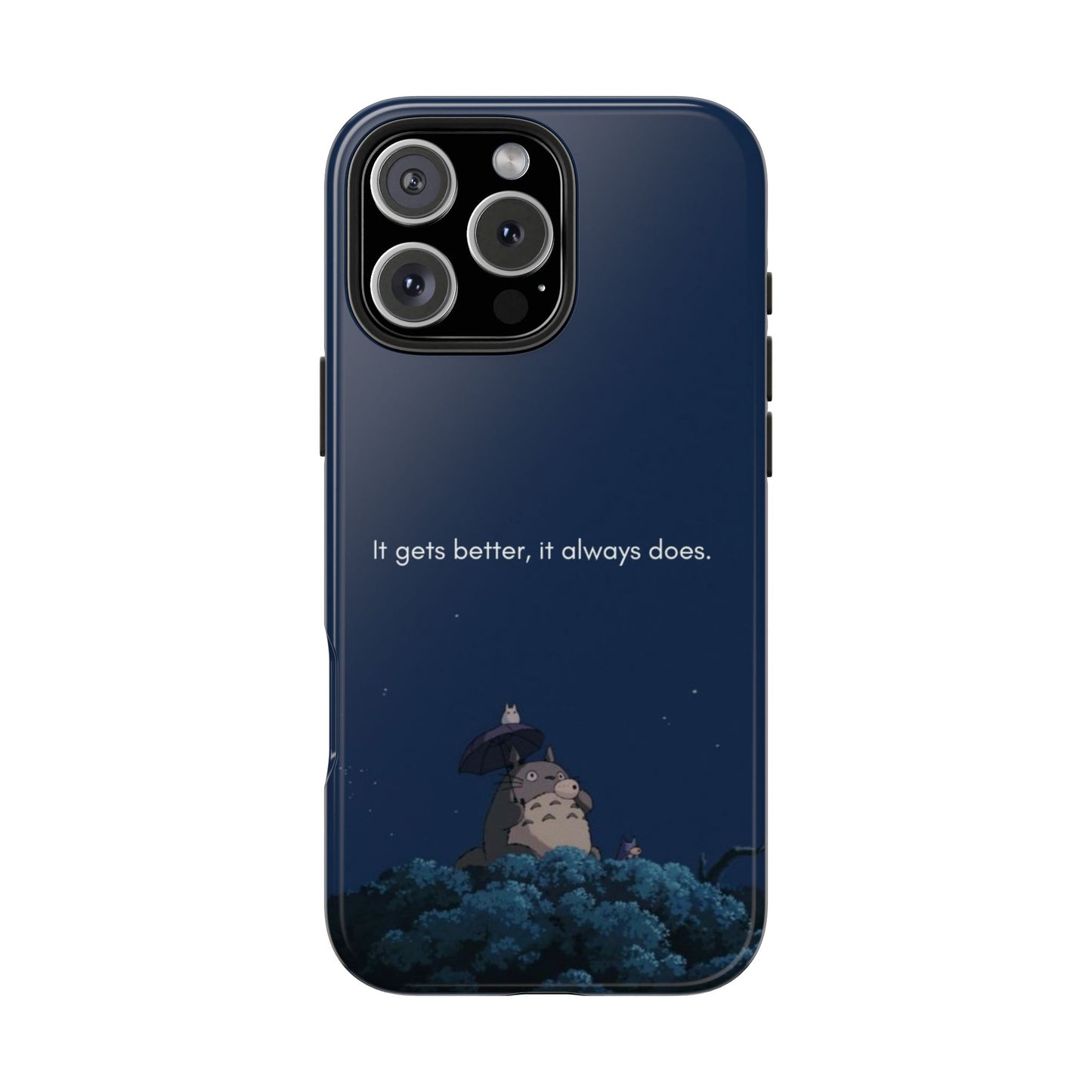 Motivational Tough Phone Cases, Anime-inspired Phone Case, Unique Gift for Friends, Phone Accessory, Encouraging Quote