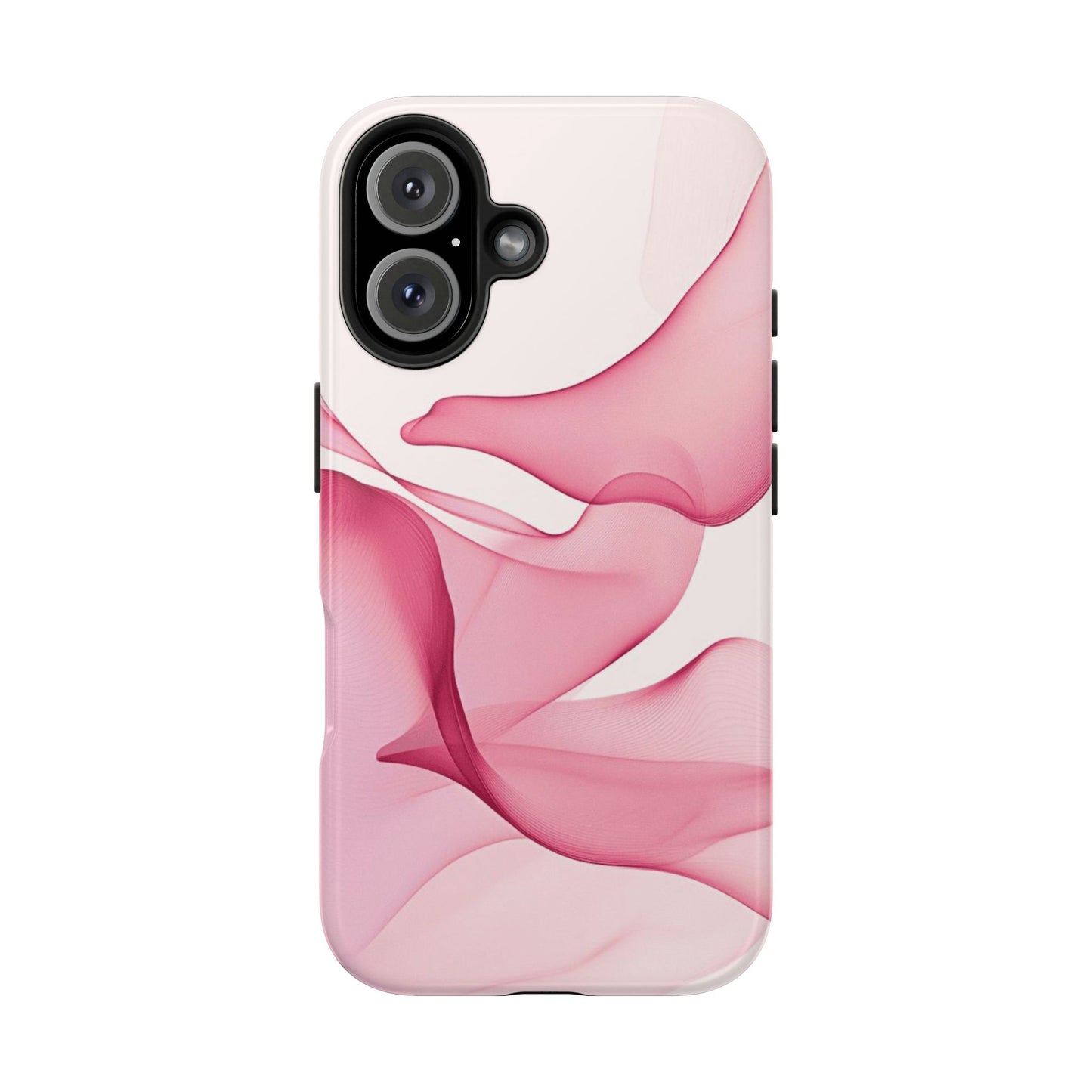 Elegant Tough Phone Cases | Stylish Shockproof Covers for Women | Trendy Gift for Birthdays, Holidays, or Any Occasion, Pink Flow Design