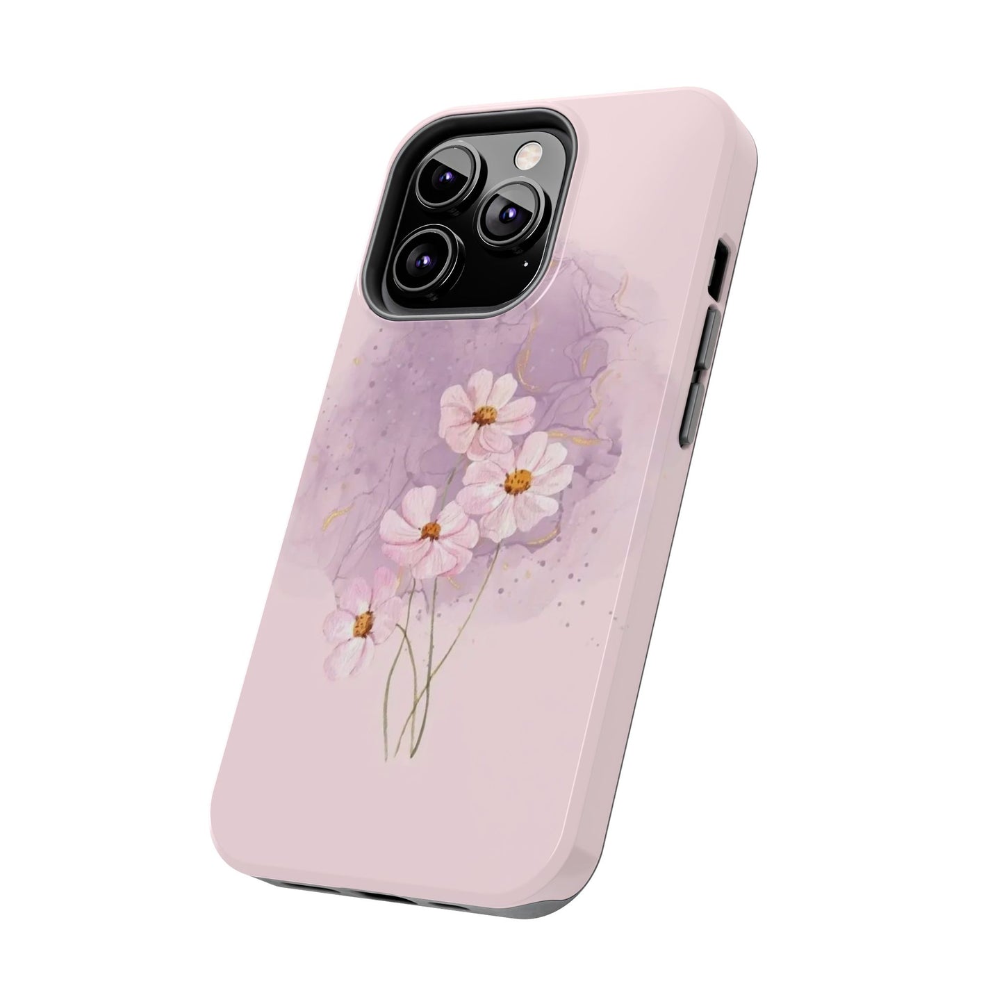 Floral Tough Phone Cases, Protective Phone Cover, Flower Design Case, Stylish Gift for Her, Mother’s Day, Birthday Present