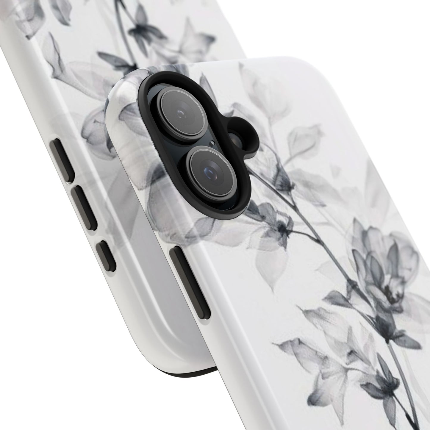 Elegant Floral Tough Phone Cases, Durable Phone Cover, Gift for Her, Protective Case, Floral Design, Stylish Accessory